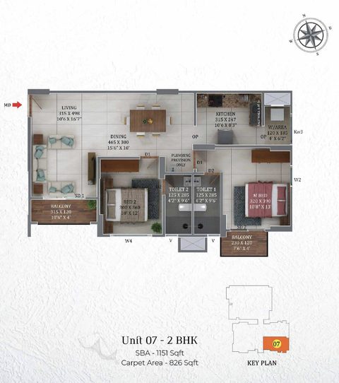 Confident Group - Heritage | Fort Kochi | 2 & 3 BHK Apartments - 2