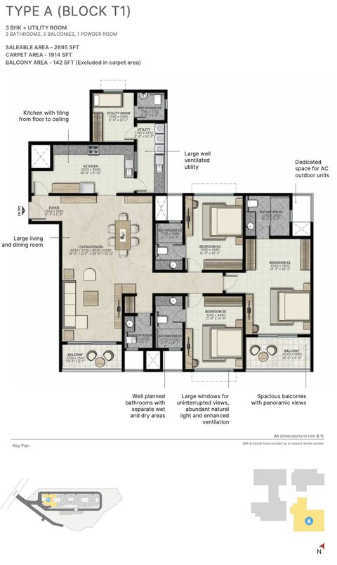 Sobha Atlantis | Silversand Island - Vytilla | 3 & 4 BHK Premium Apartments  - 20