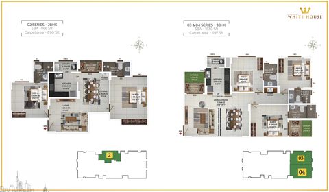 Confident Group - White House | 2 & 3 BHK Premium Apartments - 6