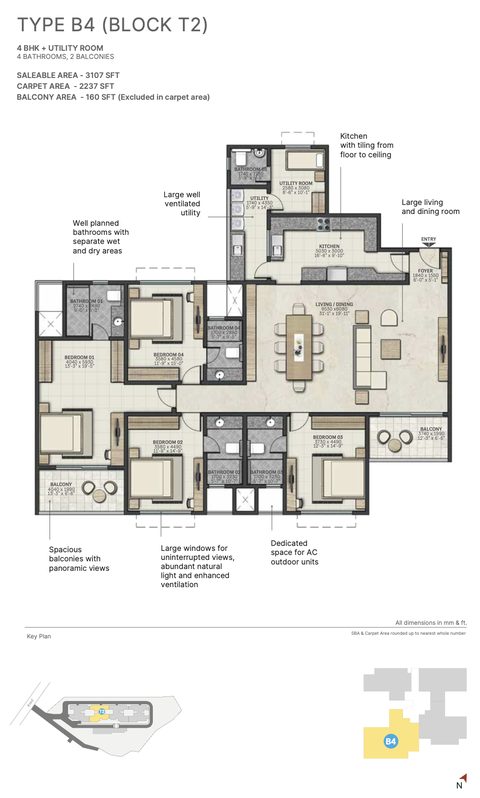 Sobha Atlantis | Silversand Island - Vytilla | 3 & 4 BHK Premium Apartments  - 11