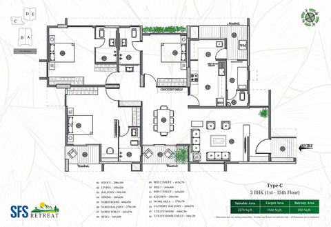 3BHK Luxury Apartment in Kowdiar SFS Retreat - 8