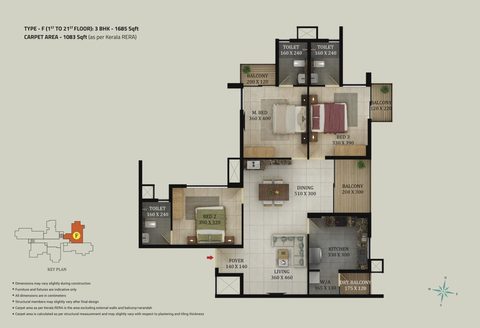 Asset - The Leaf | Premium Apartments in Karyavattom | 2 & 3 BHK - 18