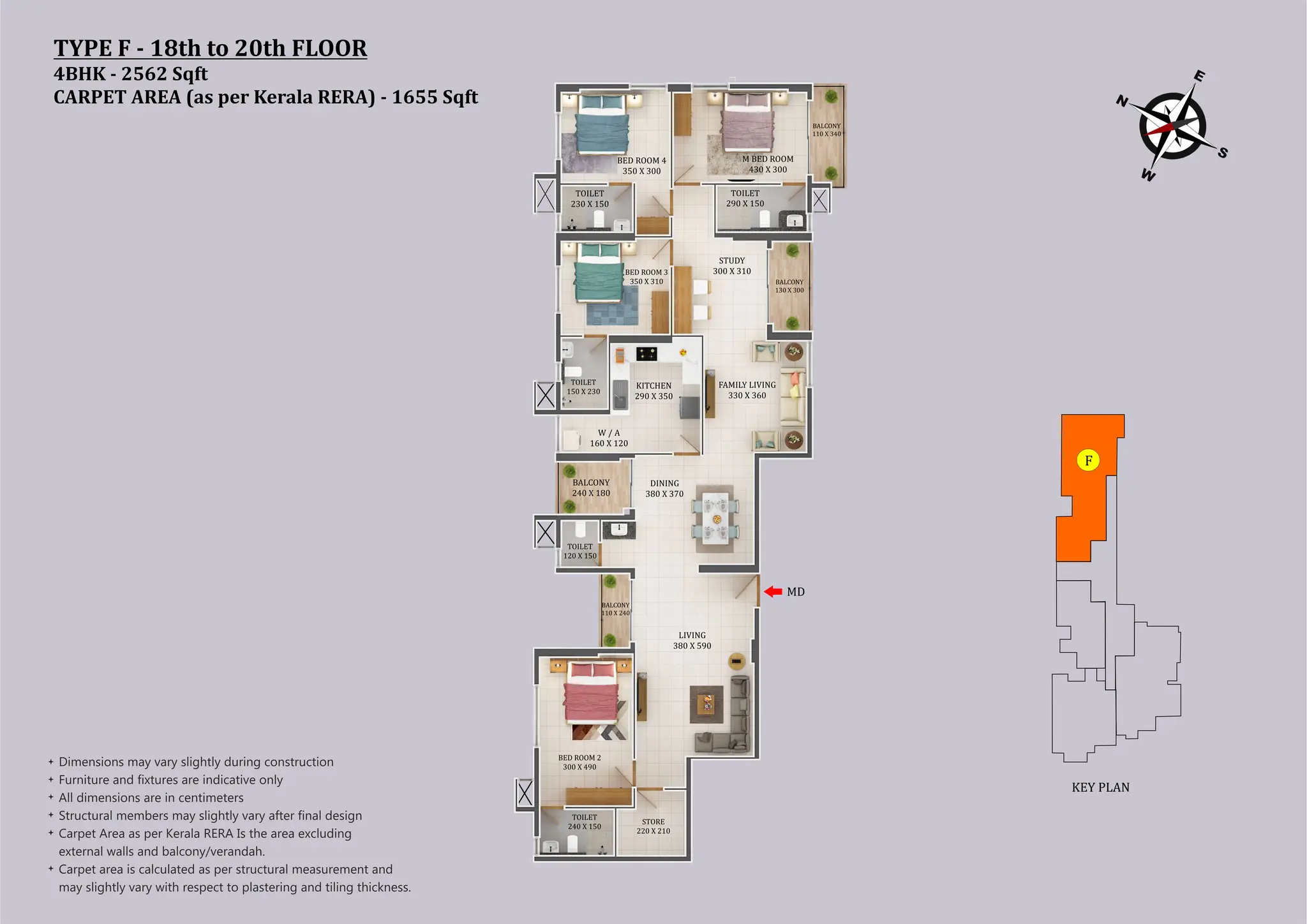 Asset - Canzara | Premium 2,3 & 4 BHK Apartments | Karyavattom - 11