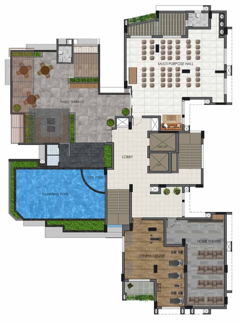 Vishraam | Fort Imperial – 2 & 3 BHK Luxury Apartments in East Fort, Thrissur - 20