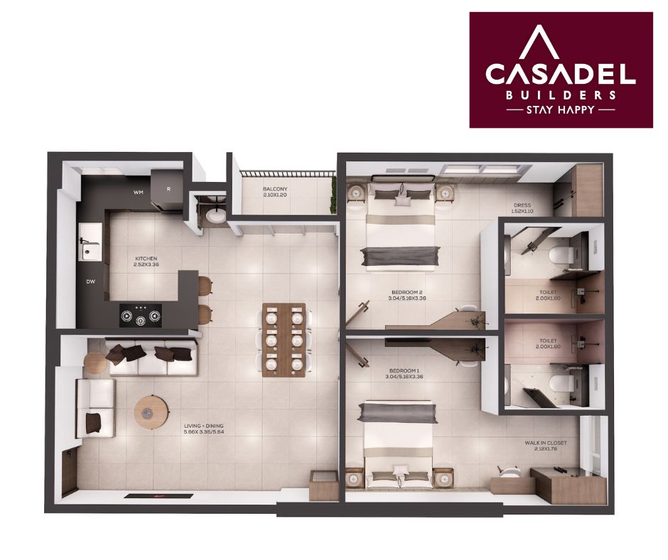 Casadel - Beyond Infinity | Premium 2, 3 and 4 BHK apartments - 5