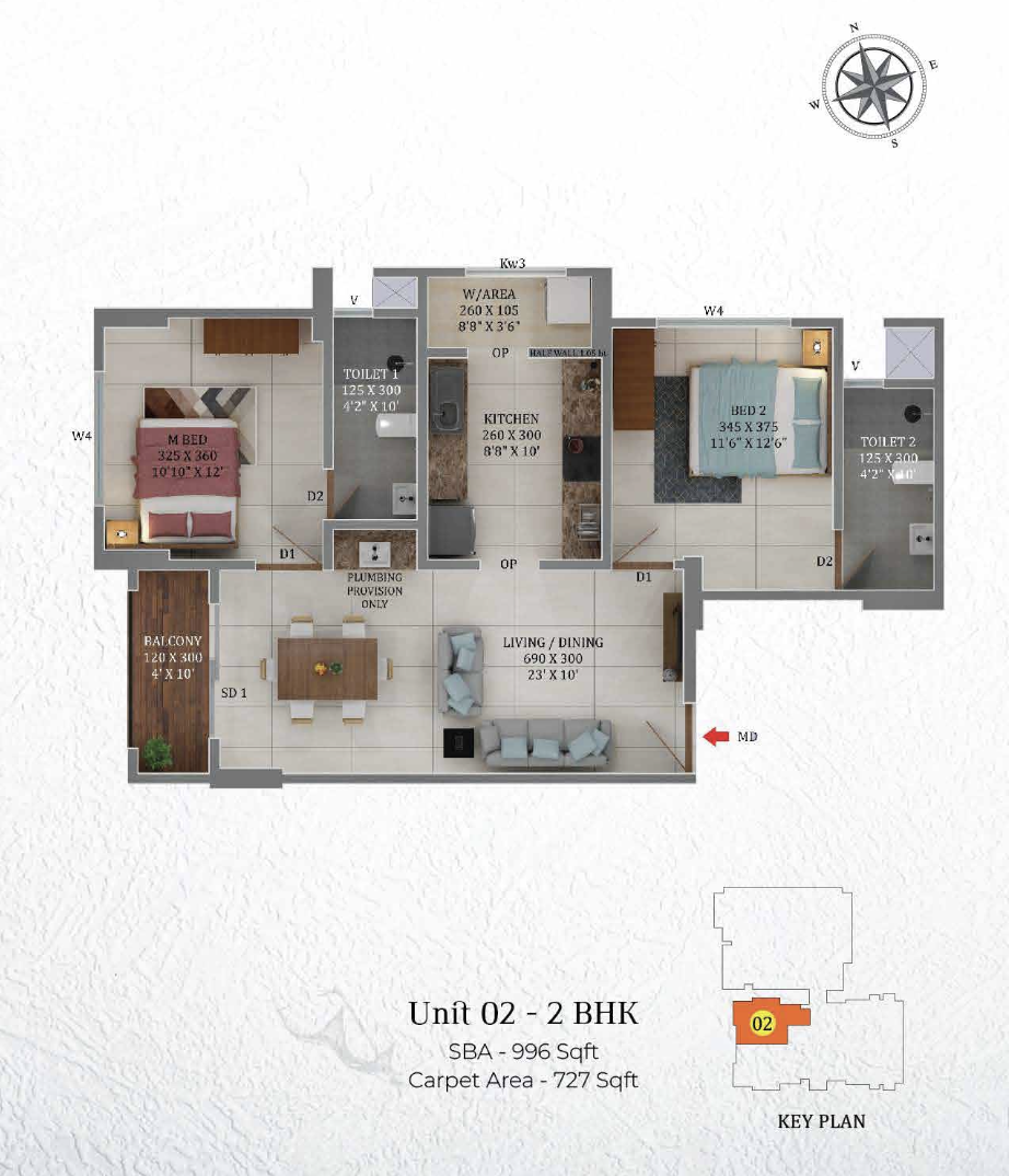 Confident Group - Heritage | Fort Kochi | 2 & 3 BHK Apartments - 7