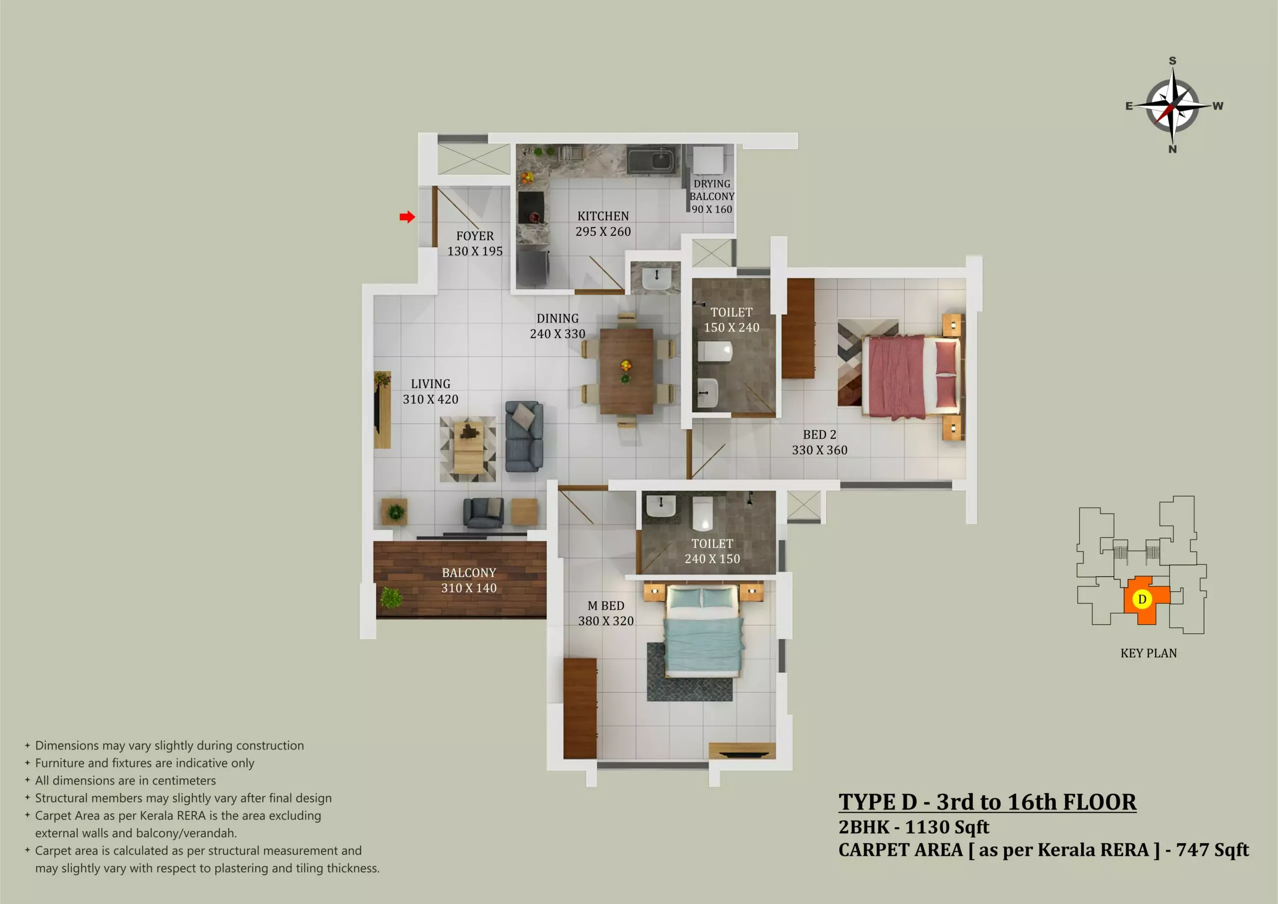 Asset - Sreyas | 2 and 3 BHK Apartments in Cheranalloor - 17