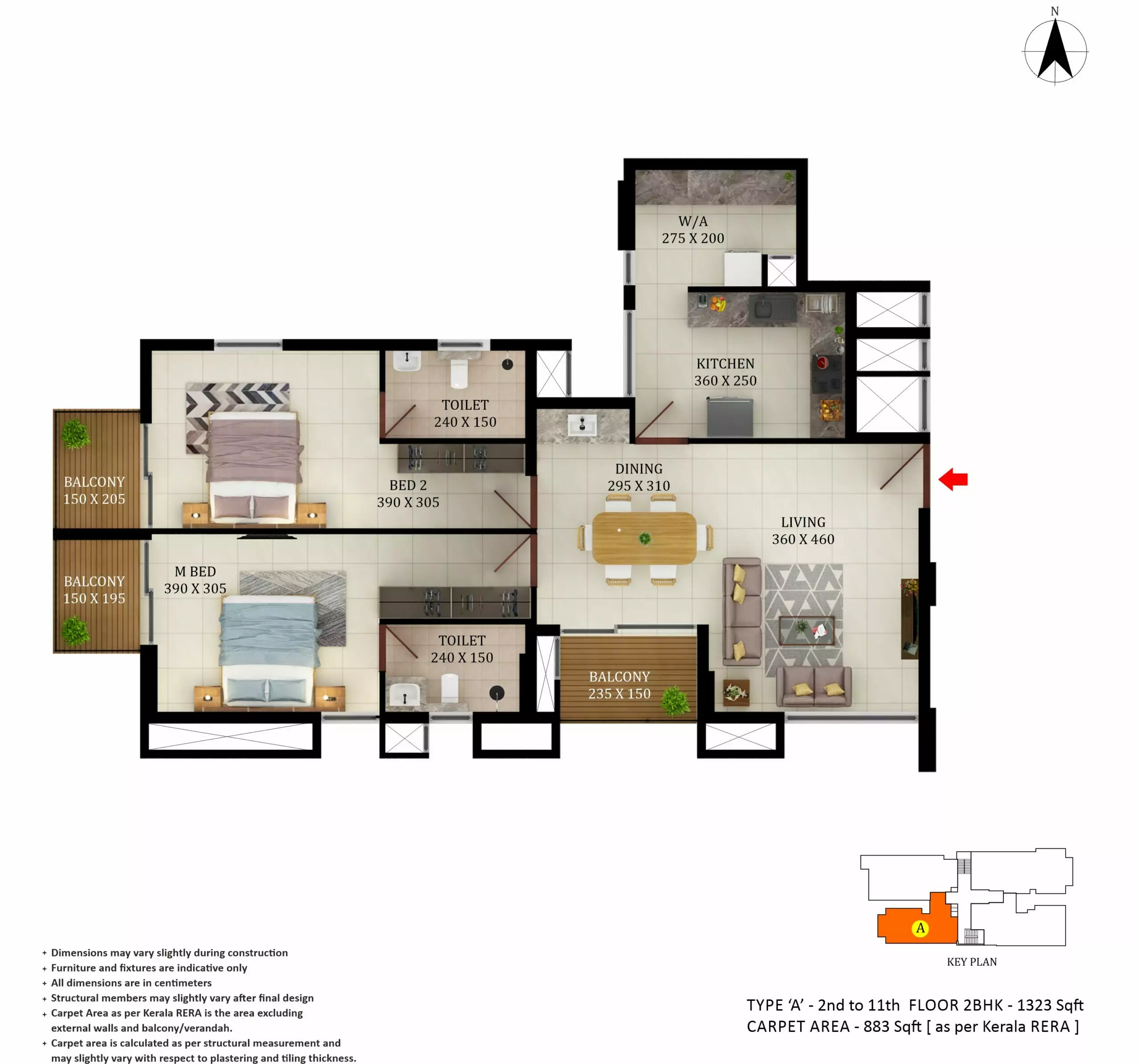 Asset B Right | 2 & 3 BHK Premium Apartments in Kuriachira - 10