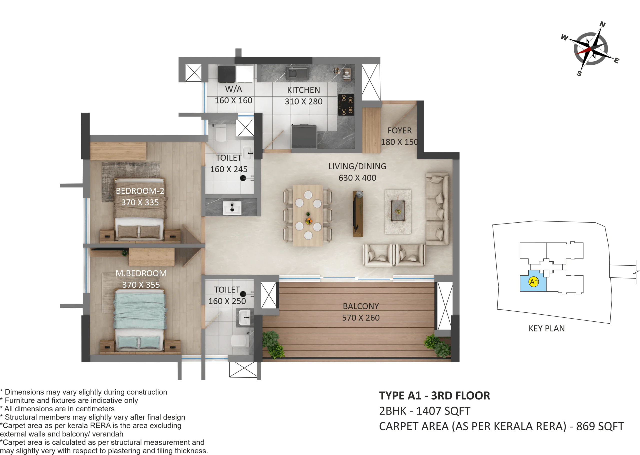 Asset - Around the tree | 2 & 3 BHK Apartments | Tripunithara - 16
