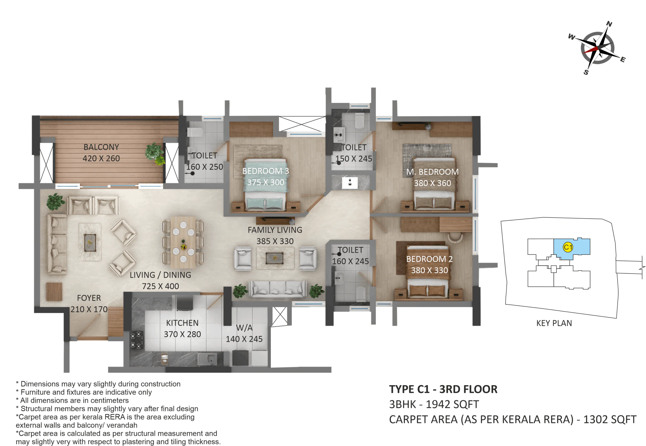 Asset - Around the tree | 2 & 3 BHK Apartments | Tripunithara - 11