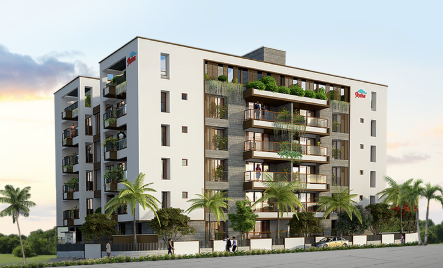 3BHK Skyline Grand Terrace - 3