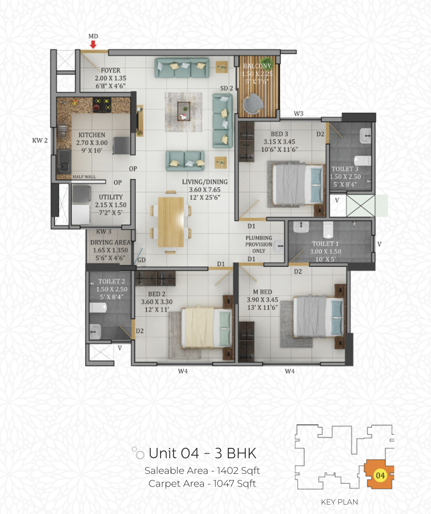 Confident Group - Gateway | Kakkanad | 2 & 3 BHK Premium Apartments - 7