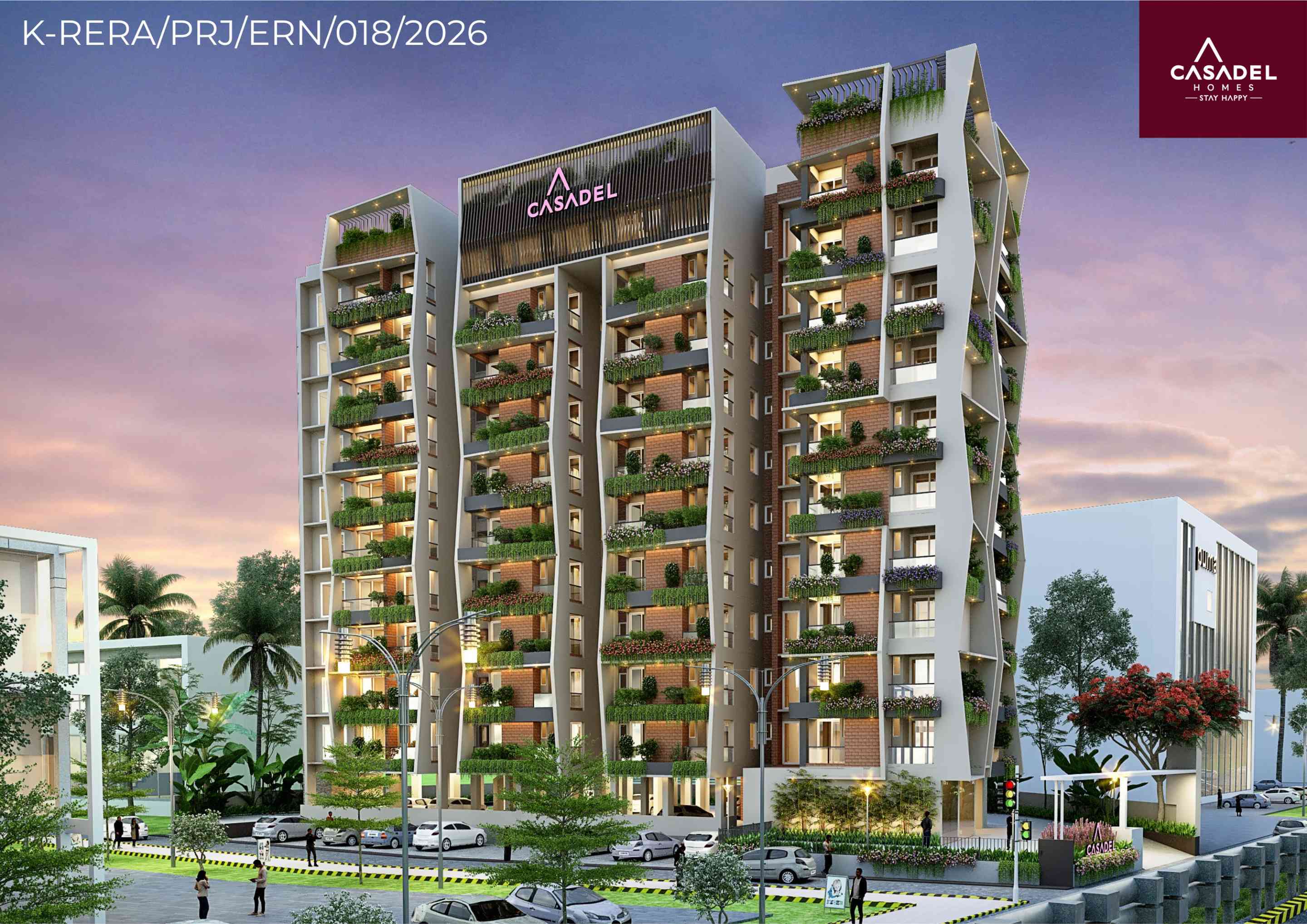Casadel - Beneath The Wandering Leaf | 2 & 3 BHK Apartments