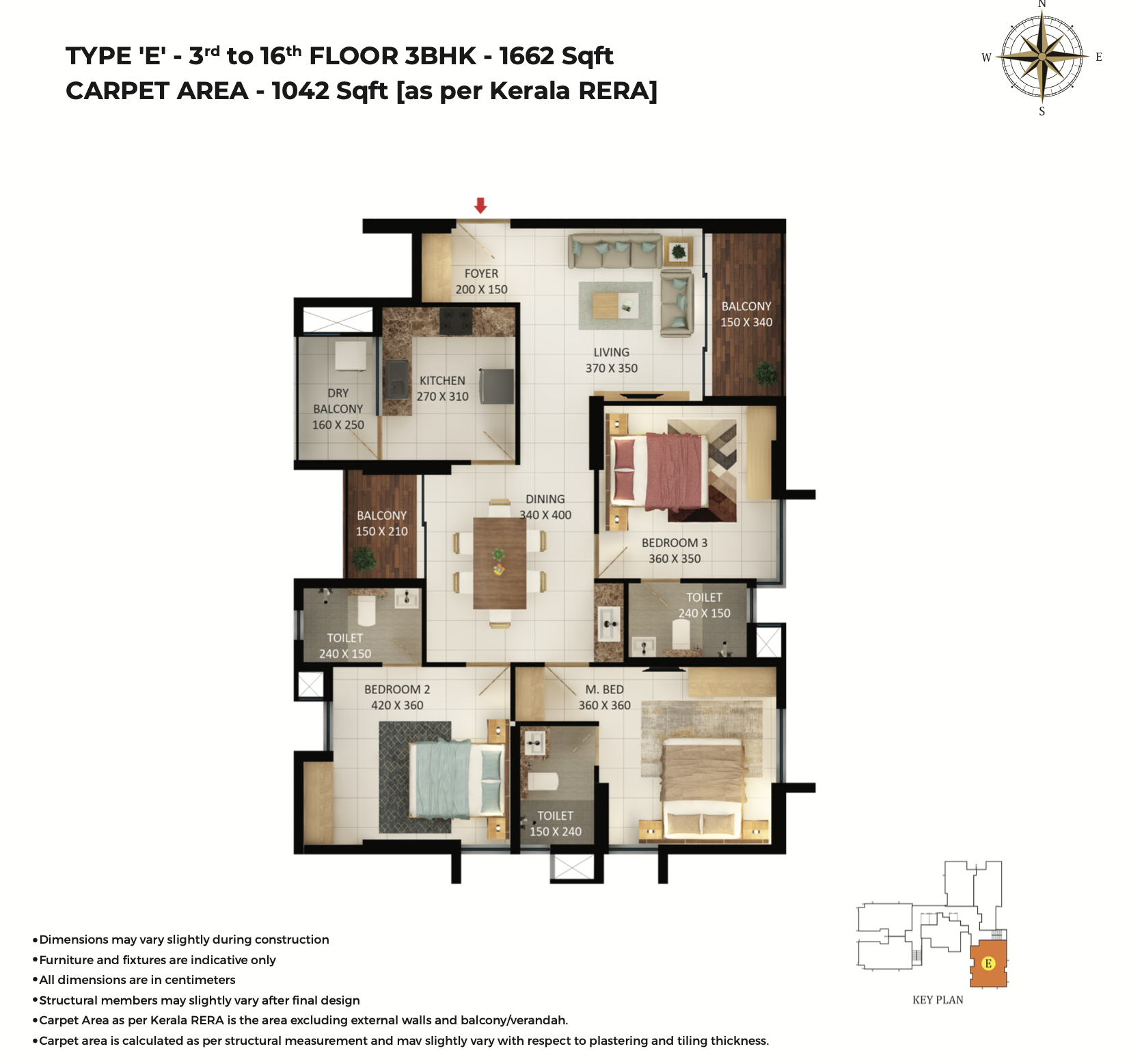 Asset Pavithram | 2 and 3 BHK Flats Apartments in Poonkunnam - 13