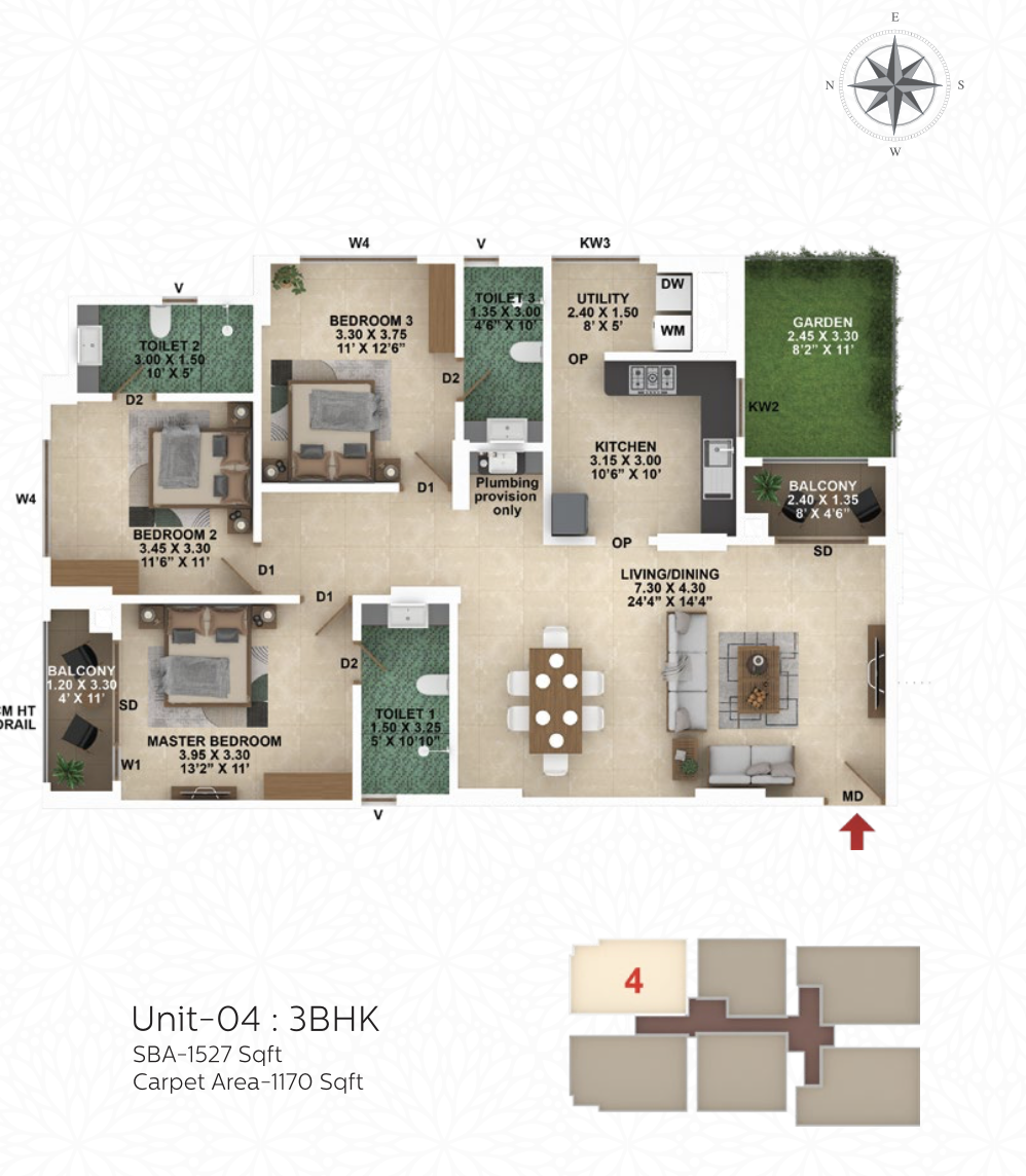 Confident Group - Infinity | Edappally | 2 & 3 BHK Premium Apartments - 7