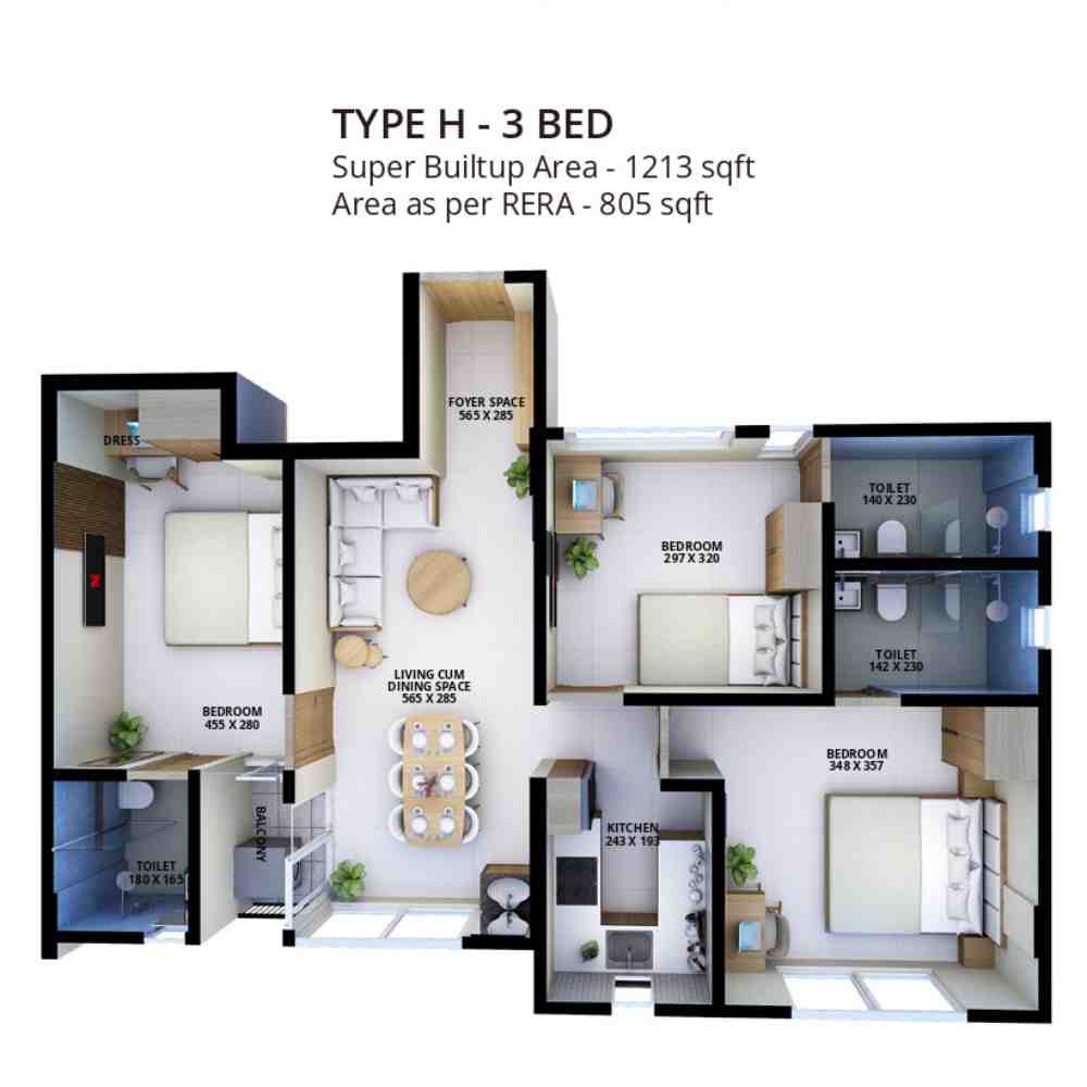Casadel - Grand Victorian Town | 2 & 3 BHK Apartments - 7