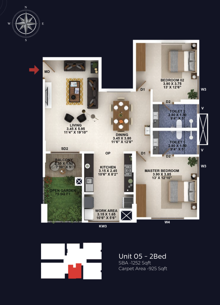Confident Group - Legacy | Premium Apartments | 3 & 4 BHKs - 5