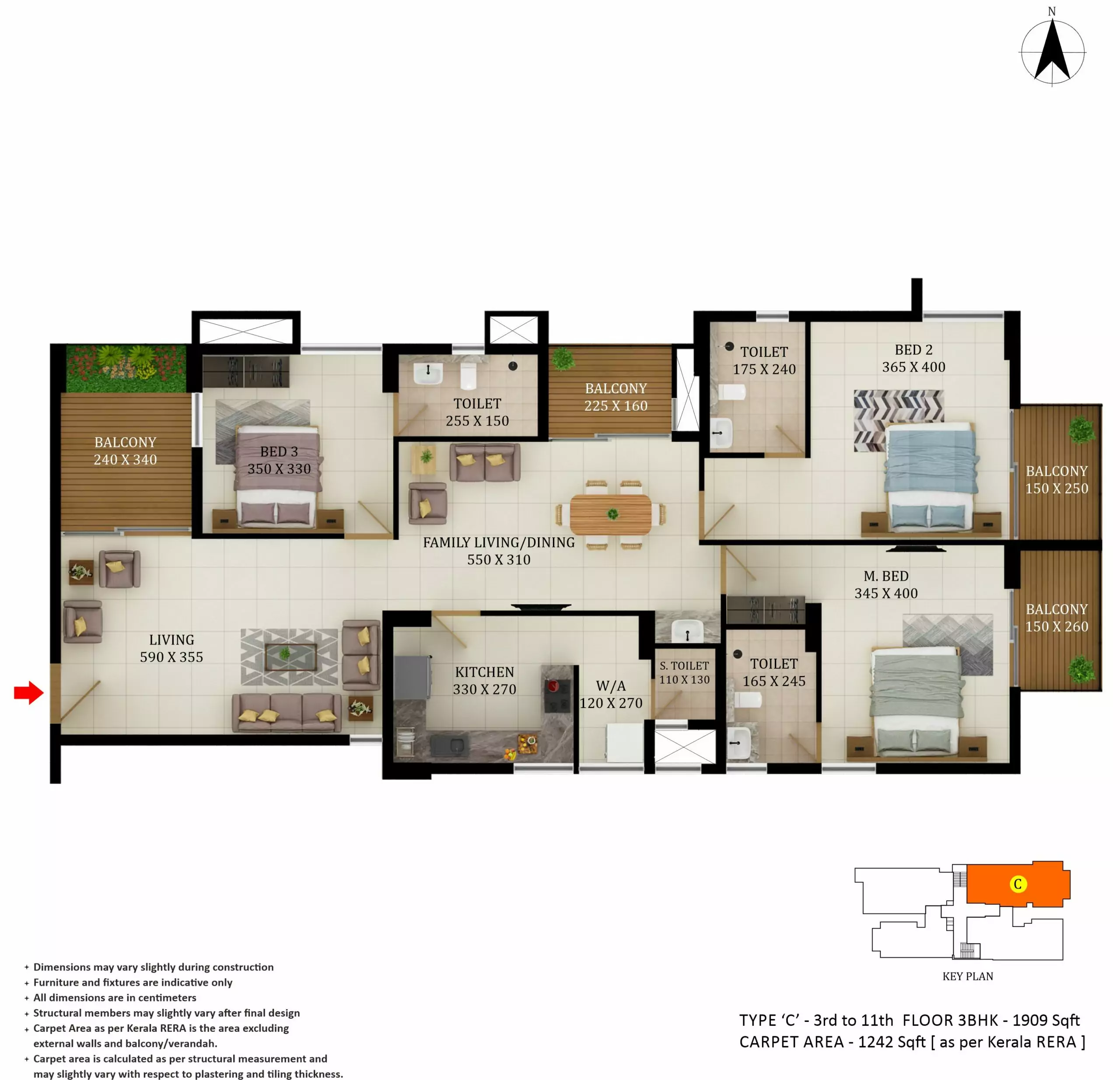 Asset B Right | 2 & 3 BHK Premium Apartments in Kuriachira - 6