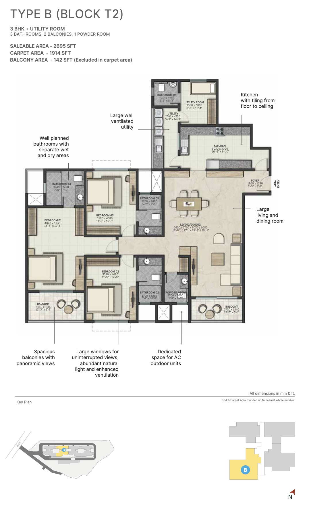 Sobha Atlantis | Silversand Island - Vytilla | 3 & 4 BHK Premium Apartments  - 15