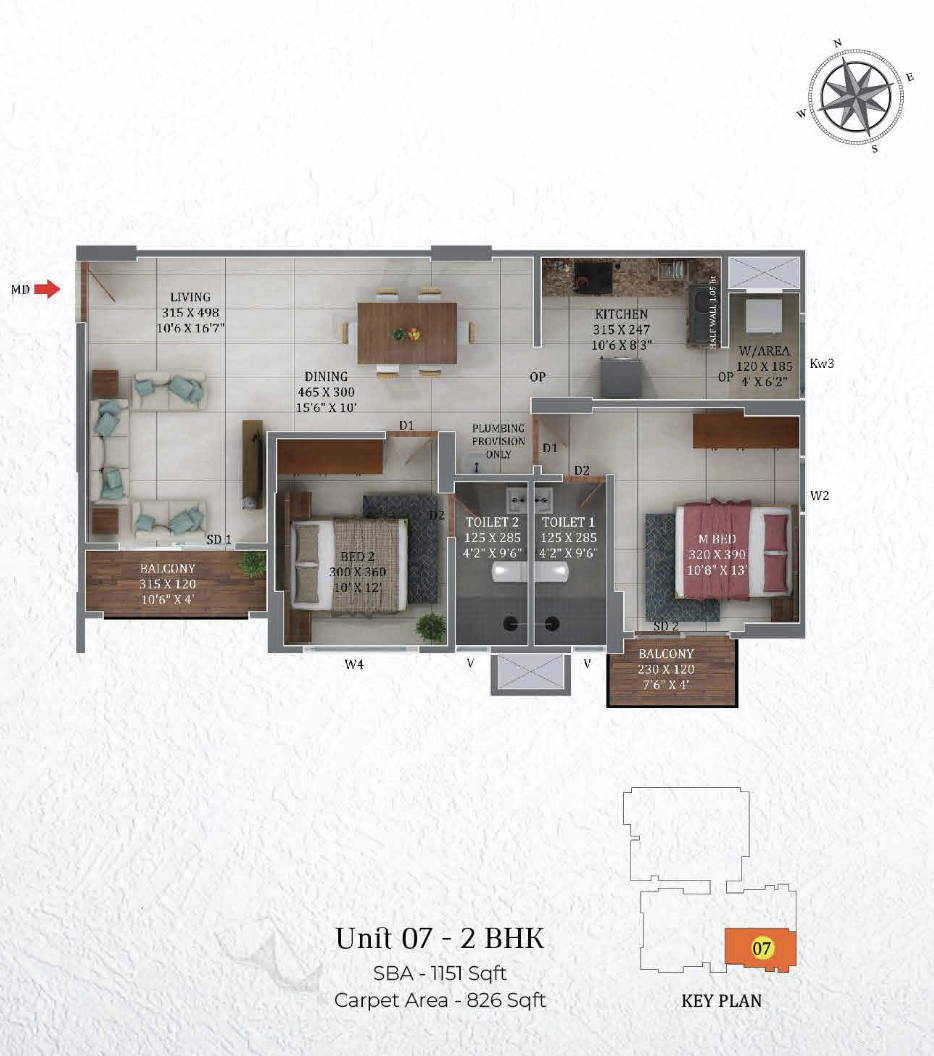Confident Group - Heritage | Fort Kochi | 2 & 3 BHK Apartments - 2