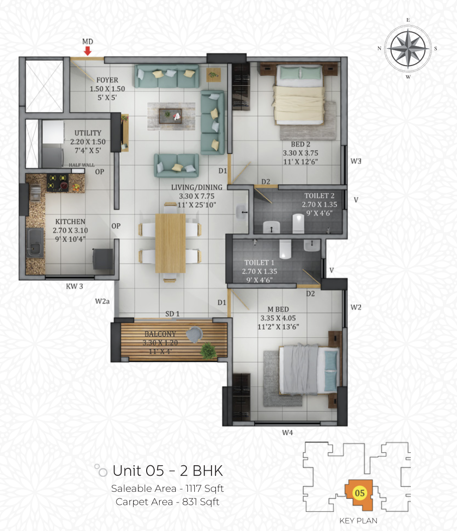 Confident Group - Gateway | Kakkanad | 2 & 3 BHK Premium Apartments - 8
