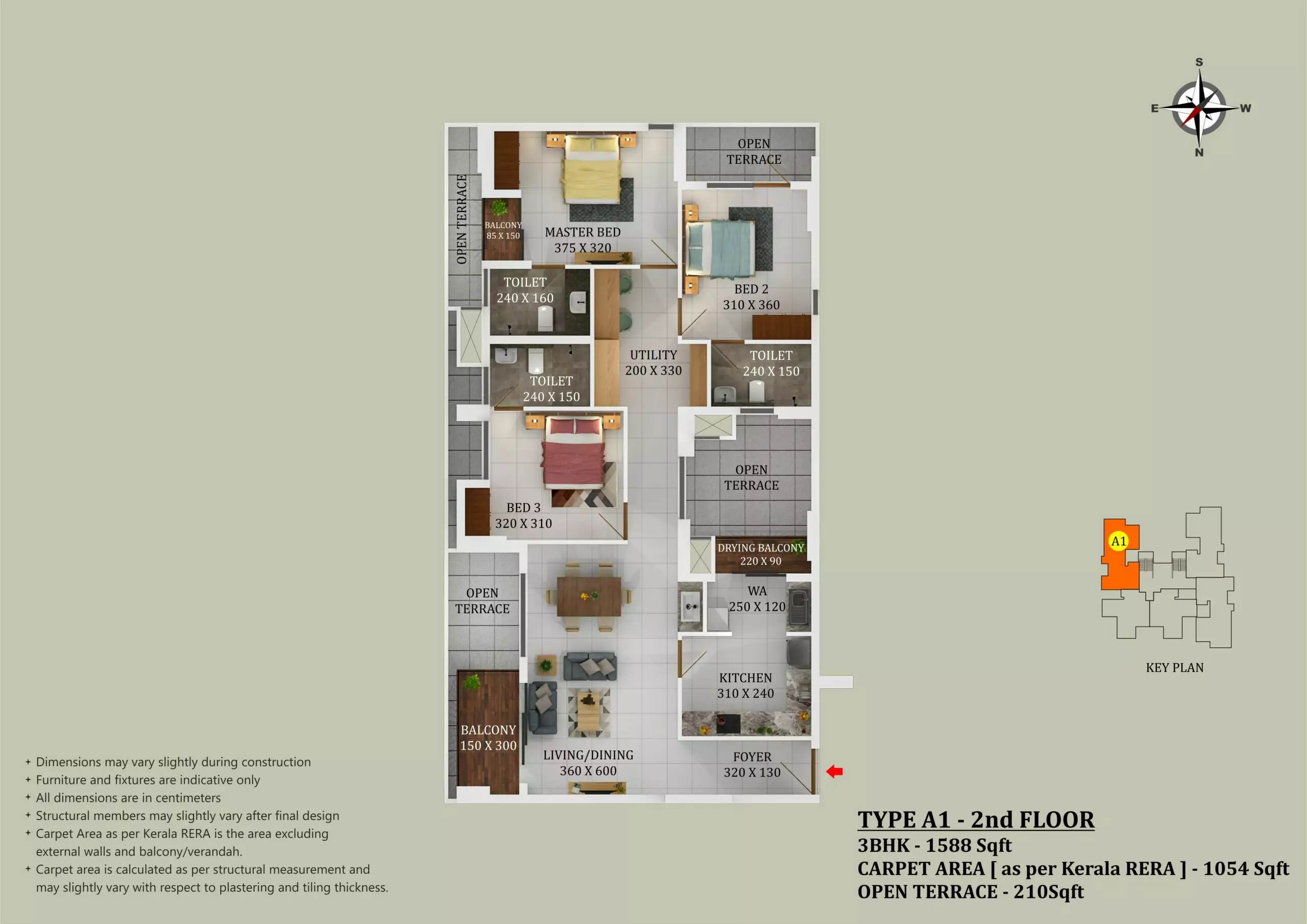 Asset - Sreyas | 2 and 3 BHK Apartments in Cheranalloor - 10