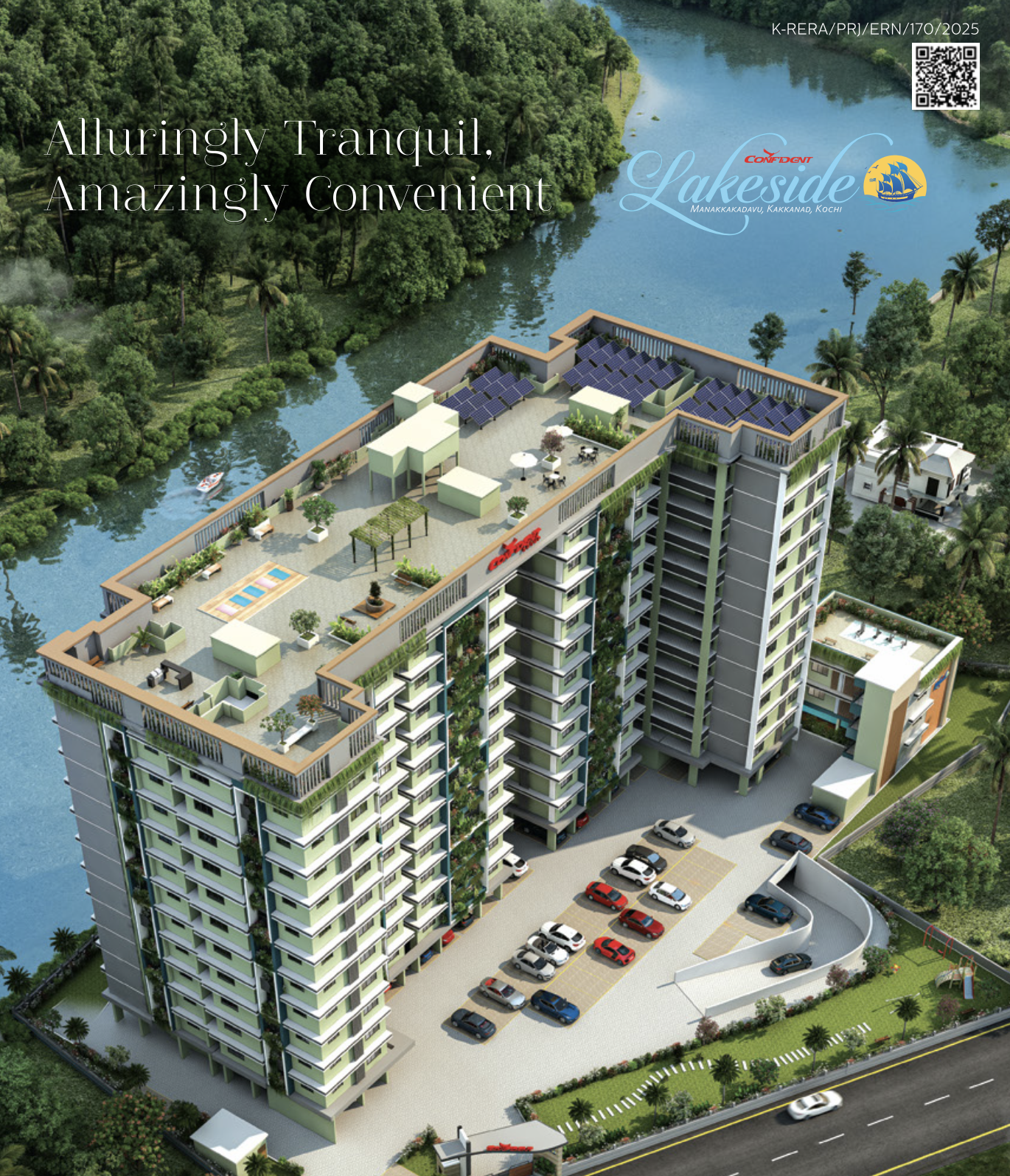Confident Group - Lakeside | 2 & 3 BHK Waterfront Apartments - 3