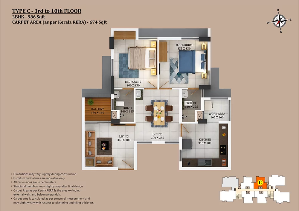 Asset Winside | 2 & 3 BHK Apartments in Thiroor - 16