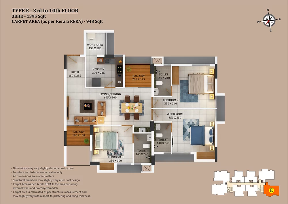 Asset Winside | 2 & 3 BHK Apartments in Thiroor - 12