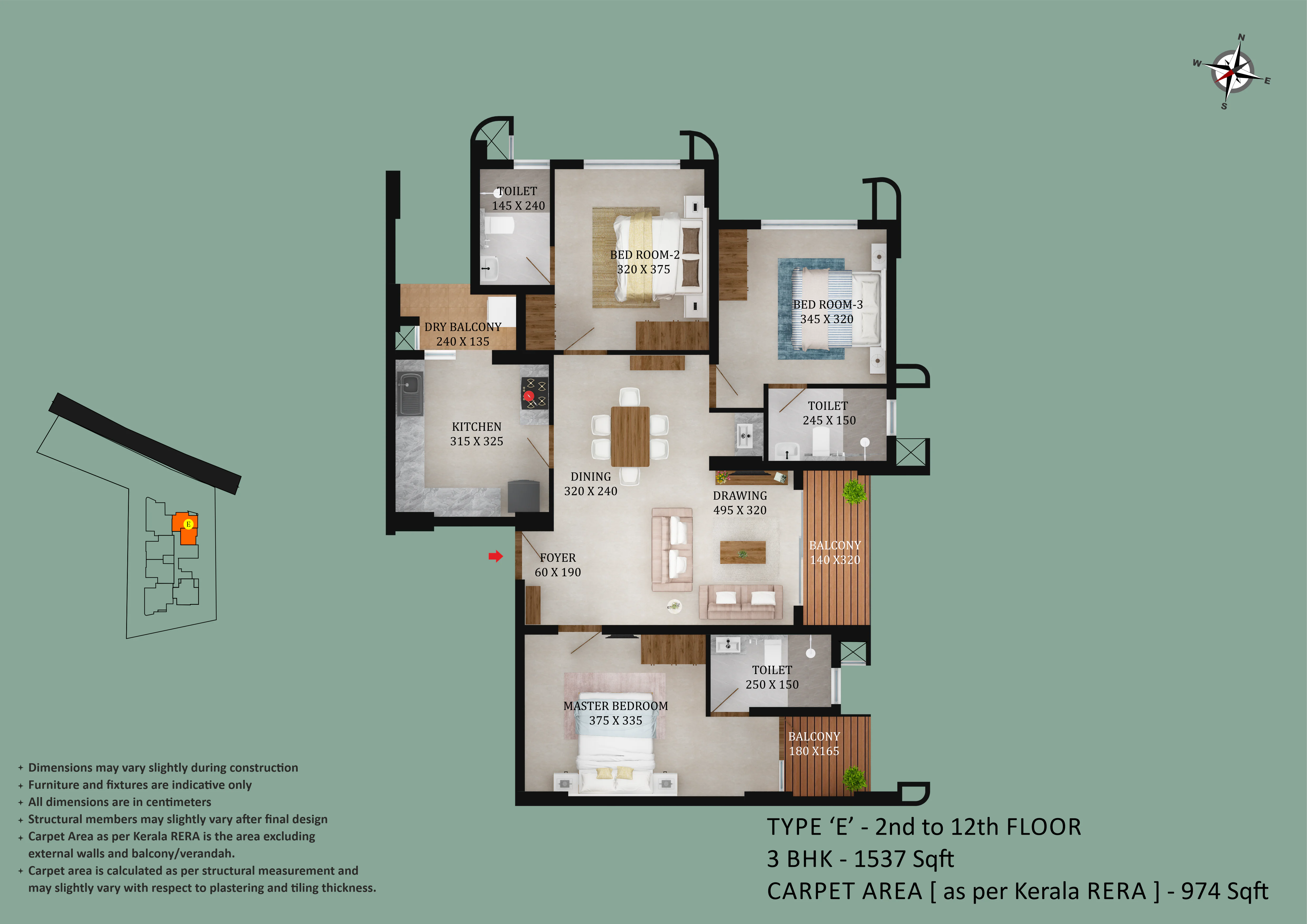 Asset - Butterflies | 2 & 3 BHK apartments at Kakkanad, Kochi - 14