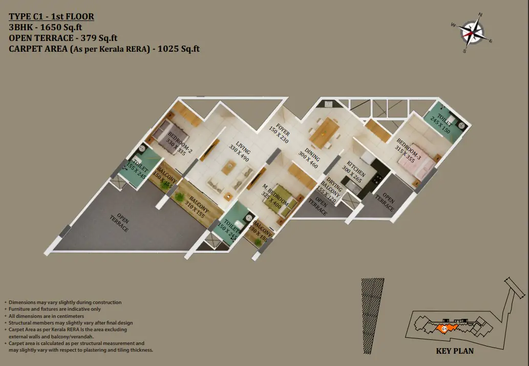 Asset East Brook - 2 and 3 BHK Flats For Sale in Aluva - 12