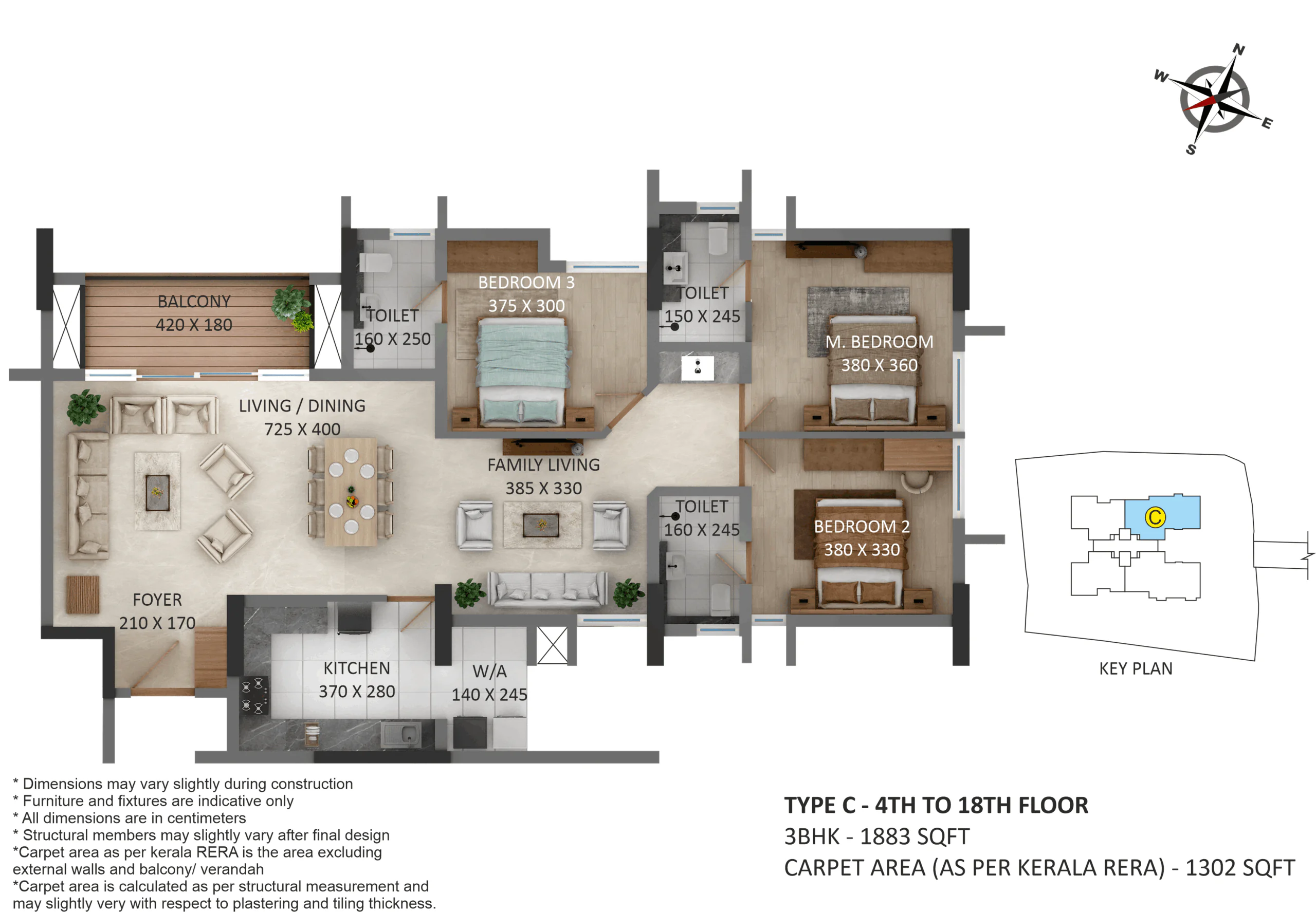 Asset - Around the tree | 2 & 3 BHK Apartments | Tripunithara - 12