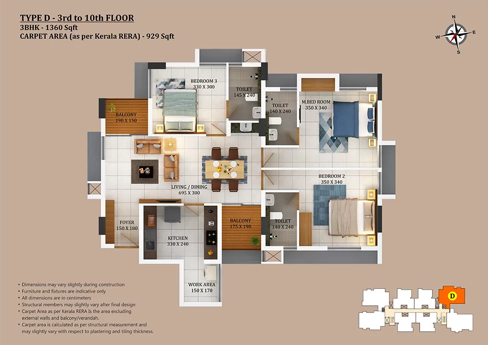 Asset Winside | 2 & 3 BHK Apartments in Thiroor - 13