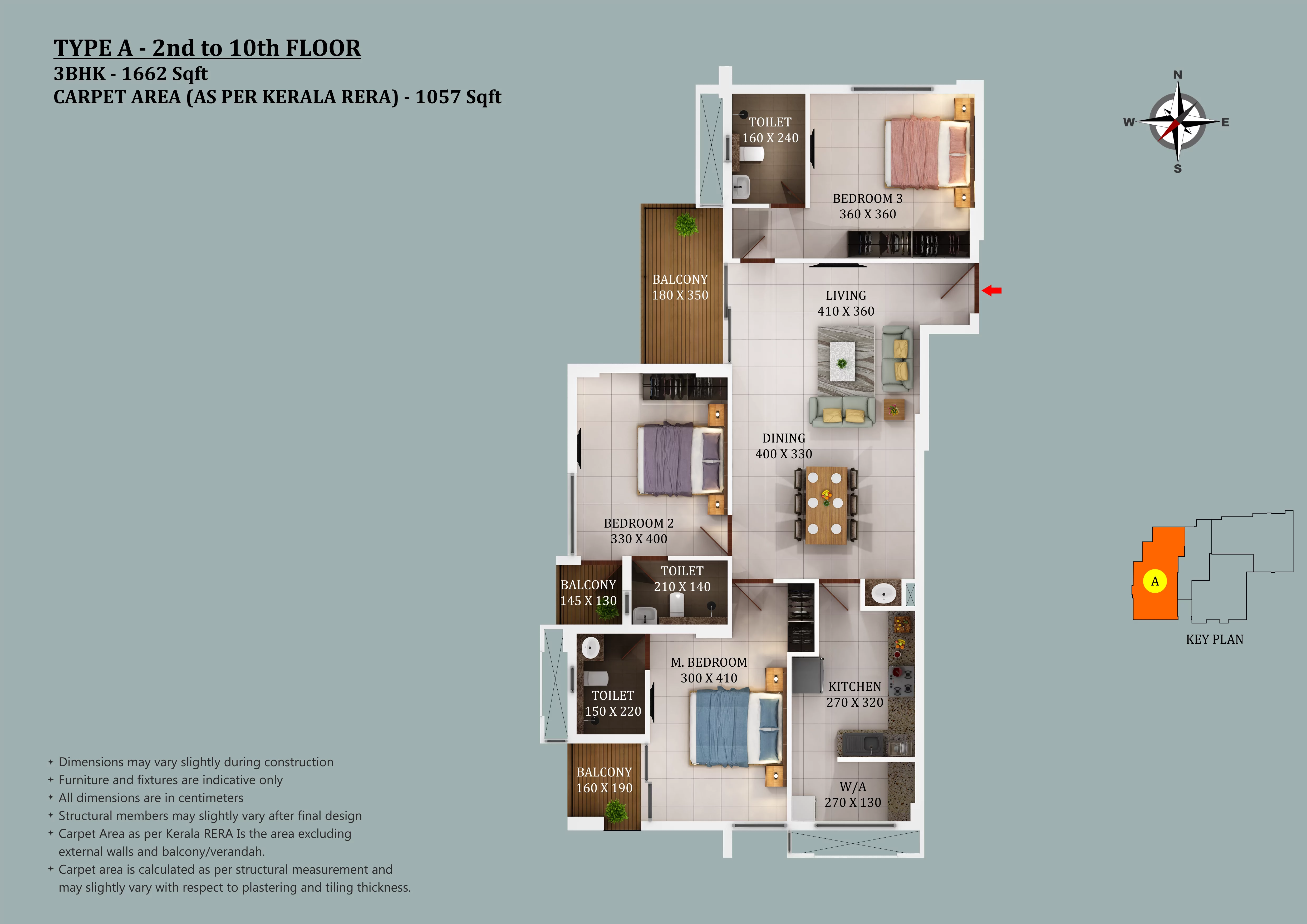 Asset - Samskriti | Only 3 BHK Apartments Near M.G Road, Ernakulam North, Kochi - 14