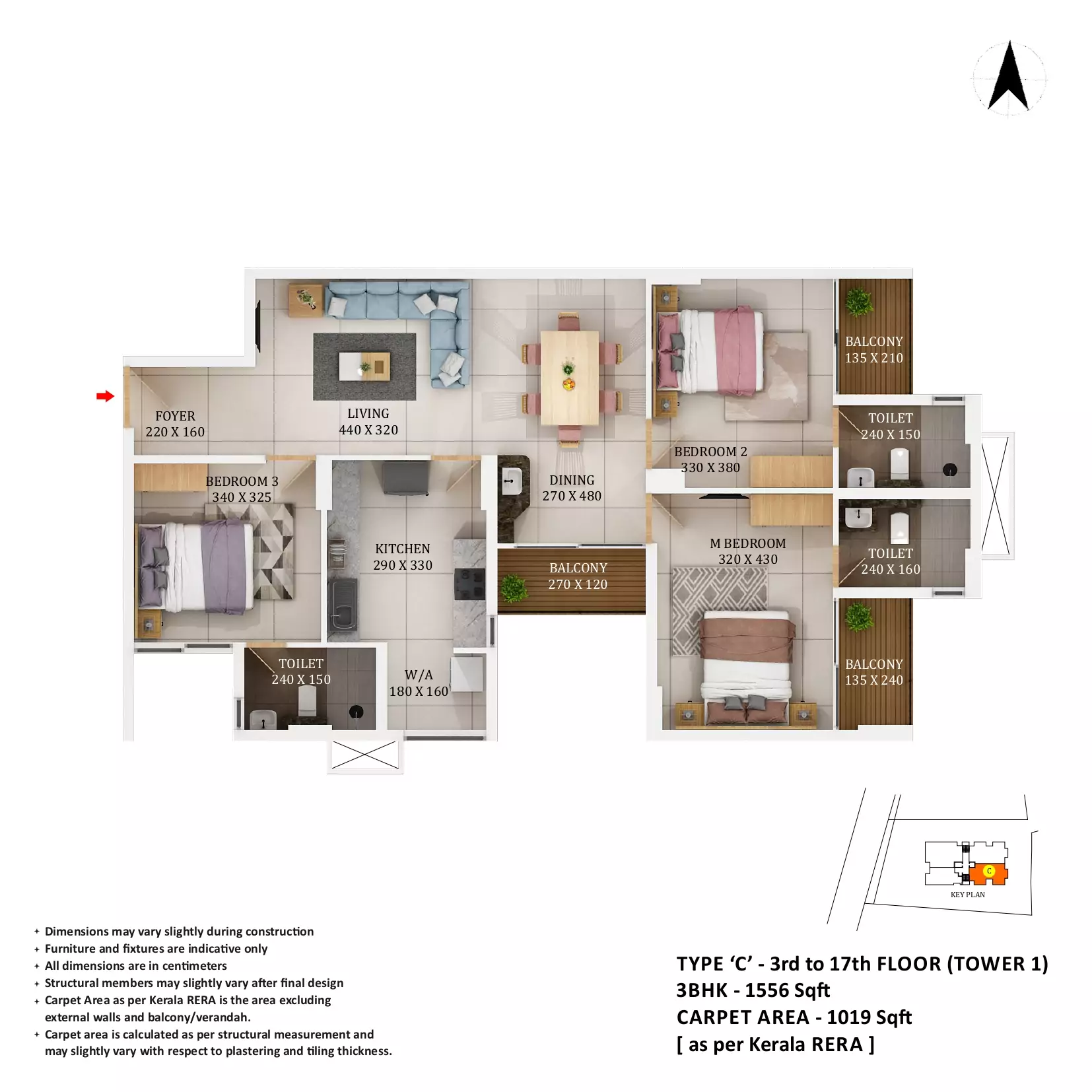 Asset - Serenity | Exclusive 2 & 3 BHK Apartments in Kottayam - 7