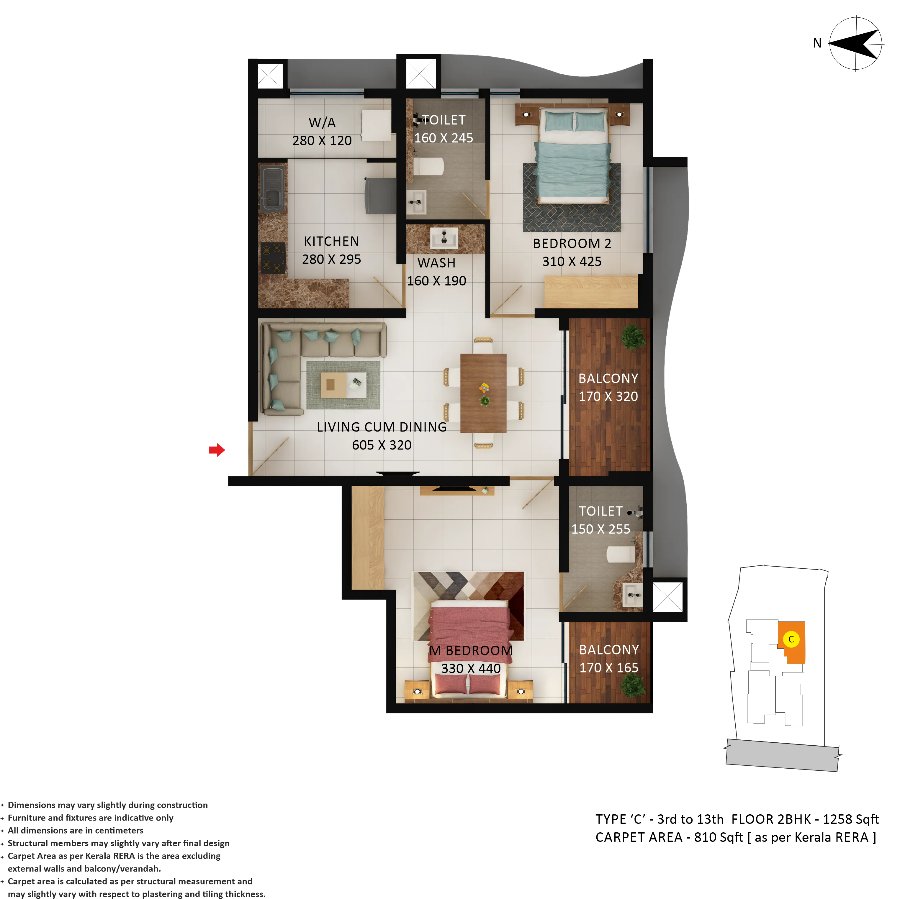 Asset - Pragathi | 2 & 3 BHK Flats and Apartments in Peroorkada - 17