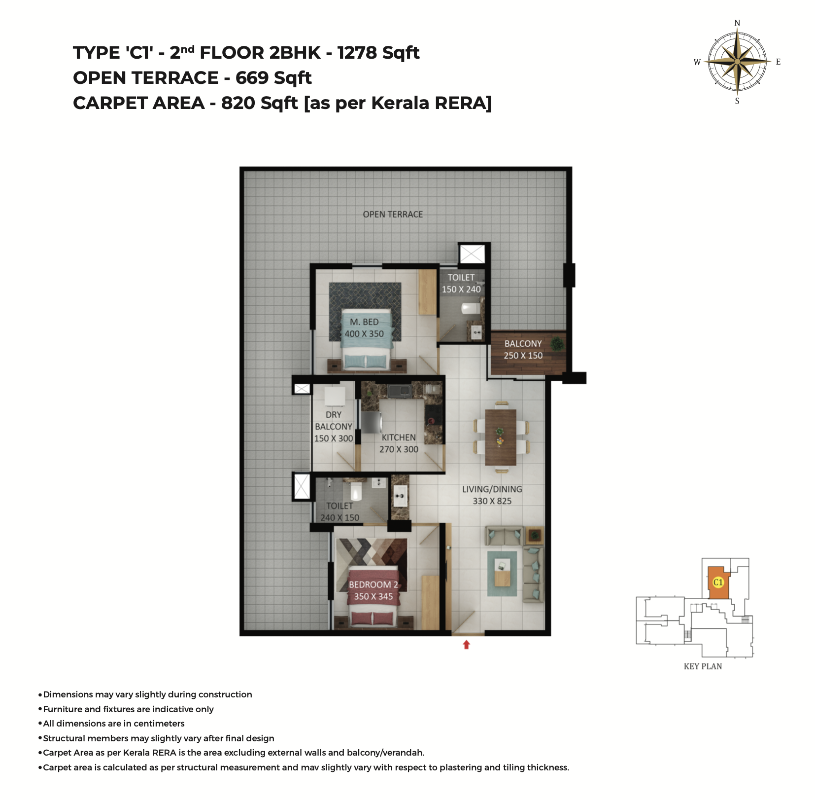 Asset Pavithram | 2 and 3 BHK Flats Apartments in Poonkunnam - 16