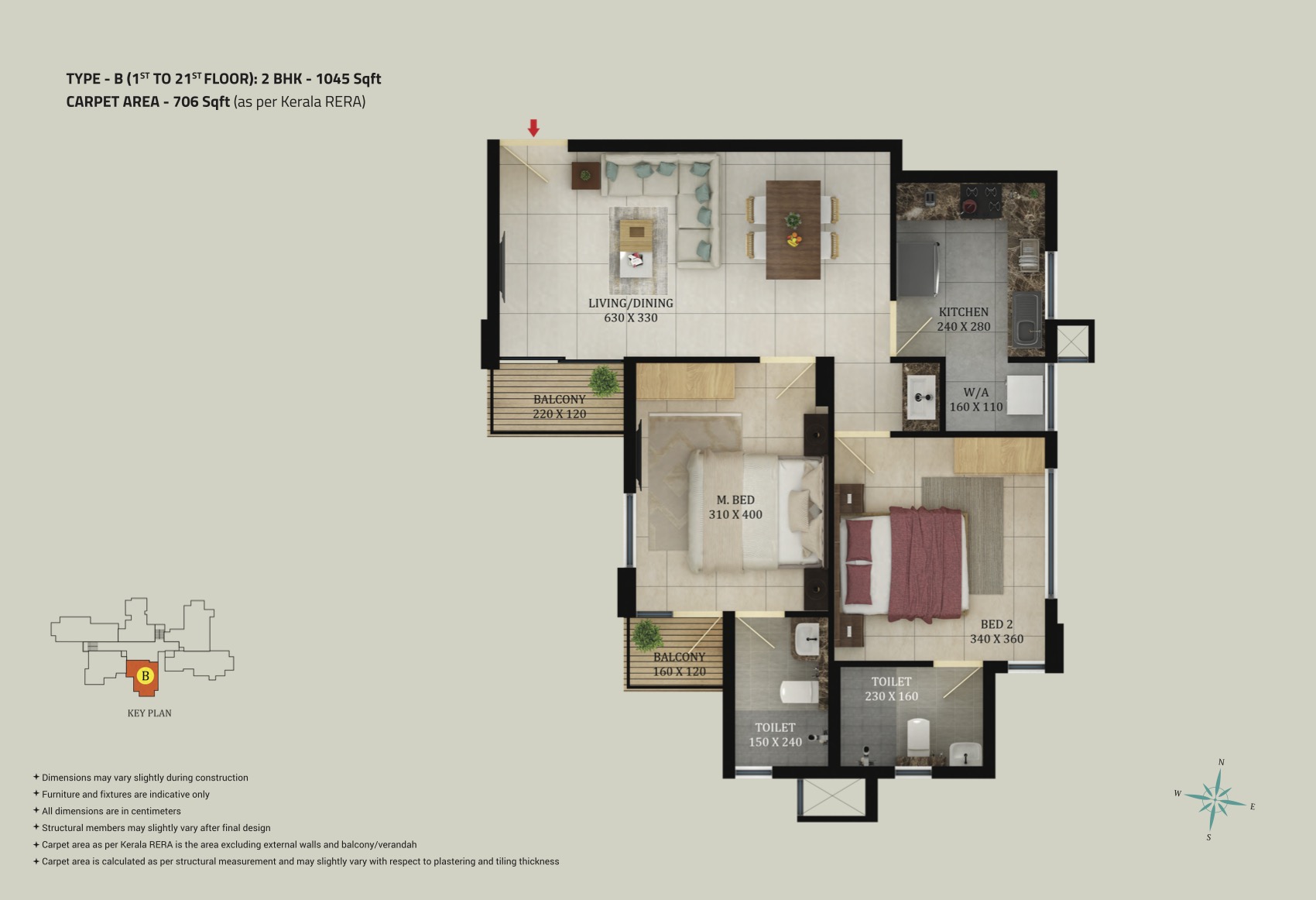 Asset - The Leaf | Premium Apartments in Karyavattom | 2 & 3 BHK - 15