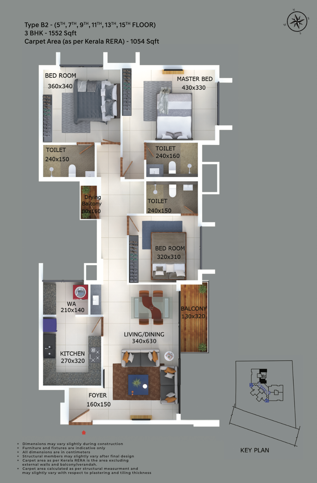 Asset Majestic | 2, 3 BHK Flats and Apartments in Kuriachira - 13