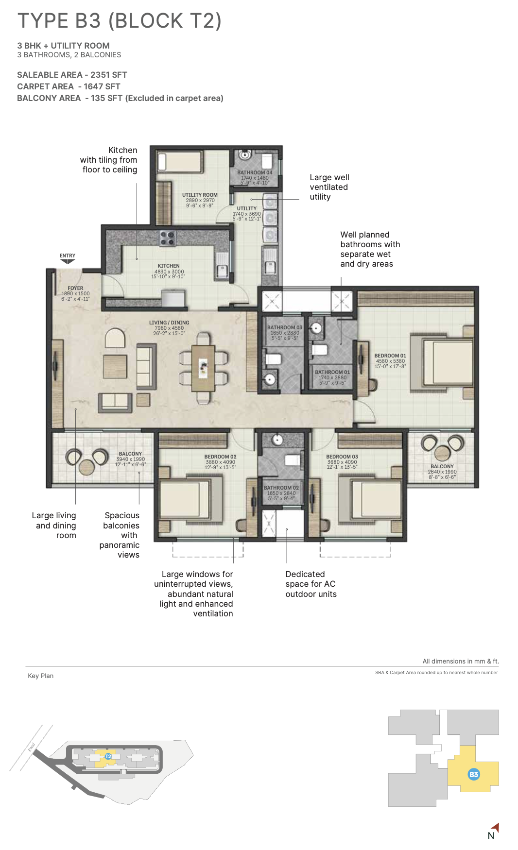 Sobha Atlantis | Silversand Island - Vytilla | 3 & 4 BHK Premium Apartments  - 12