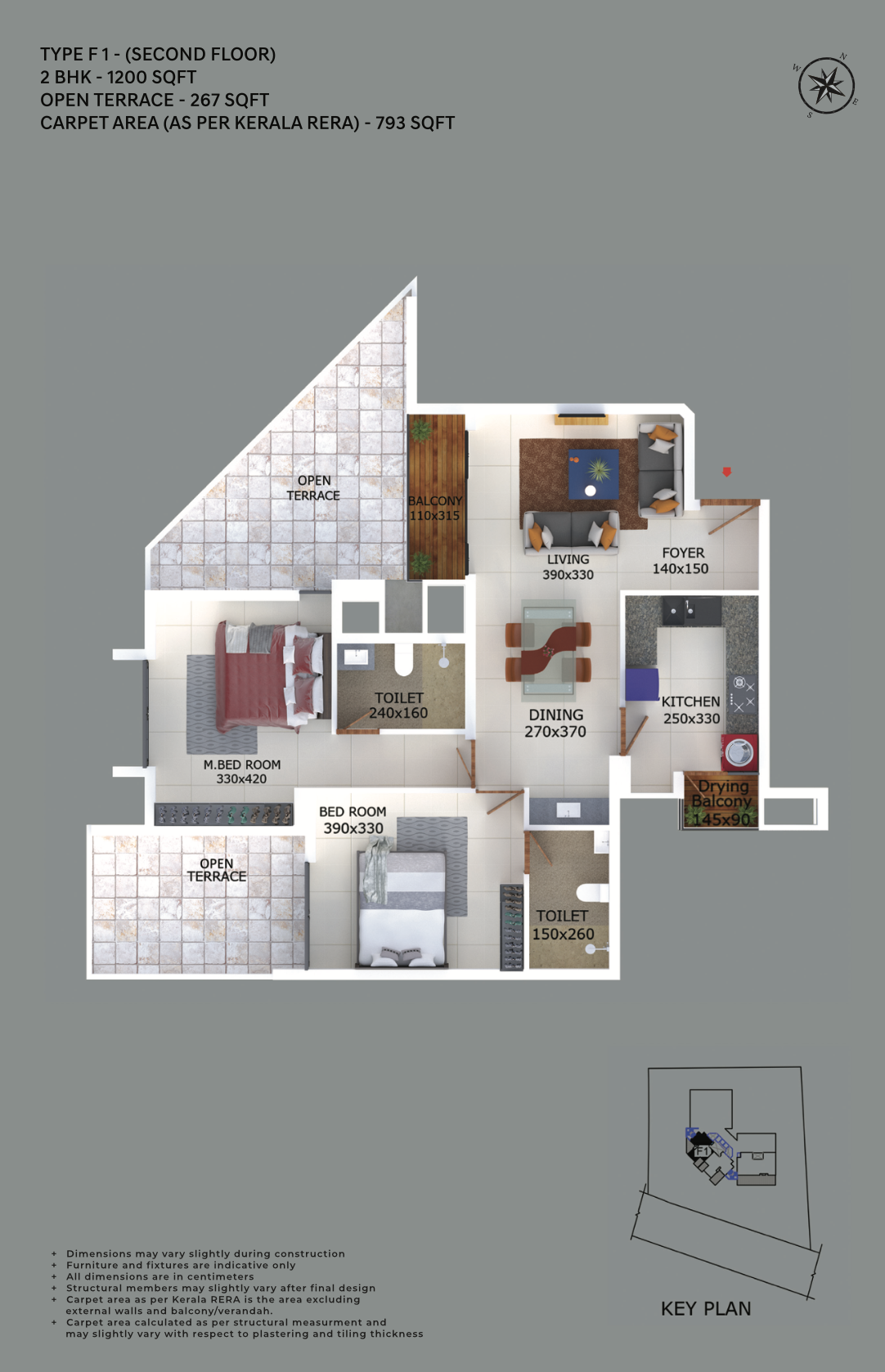 Asset Majestic | 2, 3 BHK Flats and Apartments in Kuriachira - 7