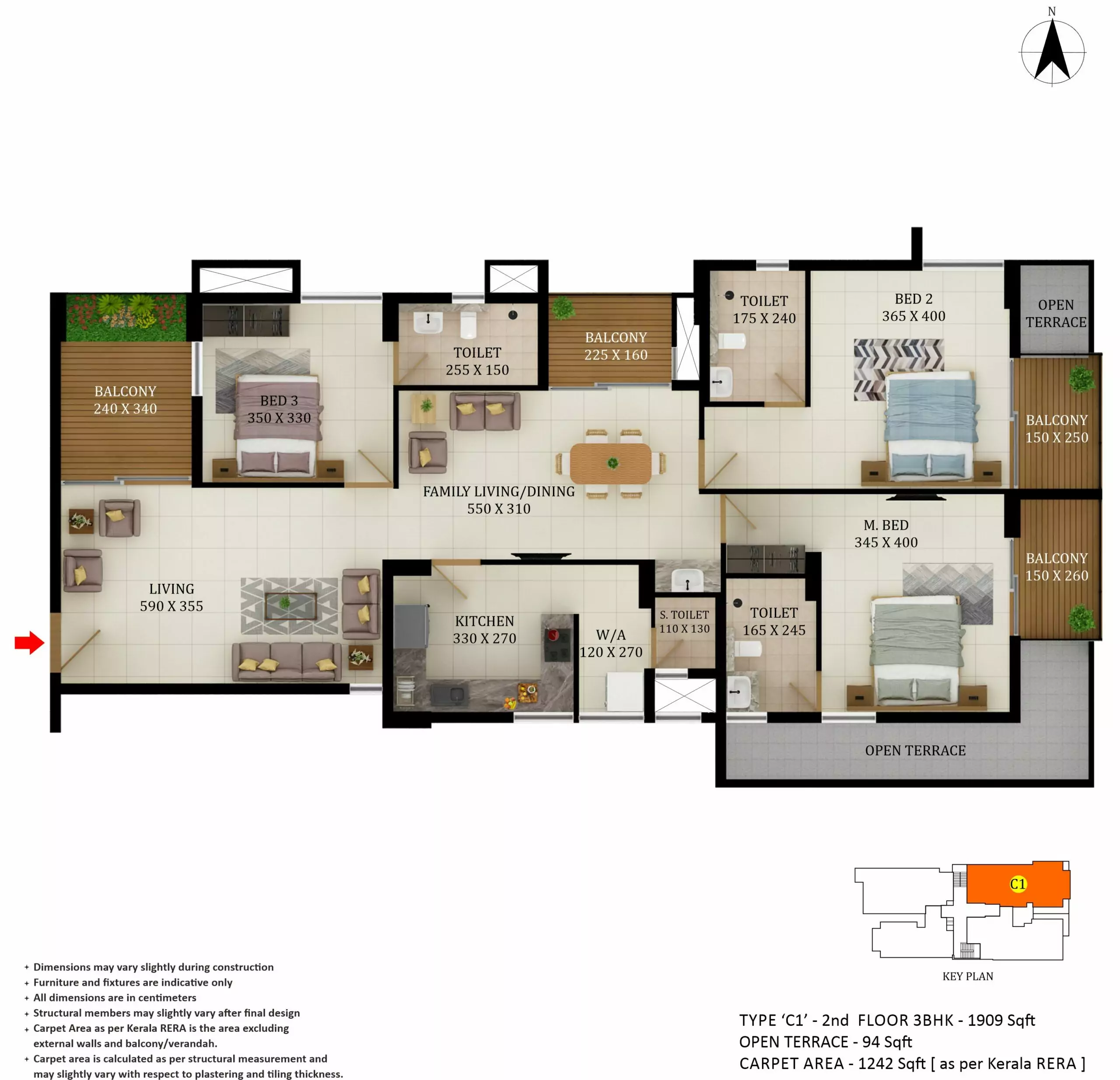 Asset B Right | 2 & 3 BHK Premium Apartments in Kuriachira - 5