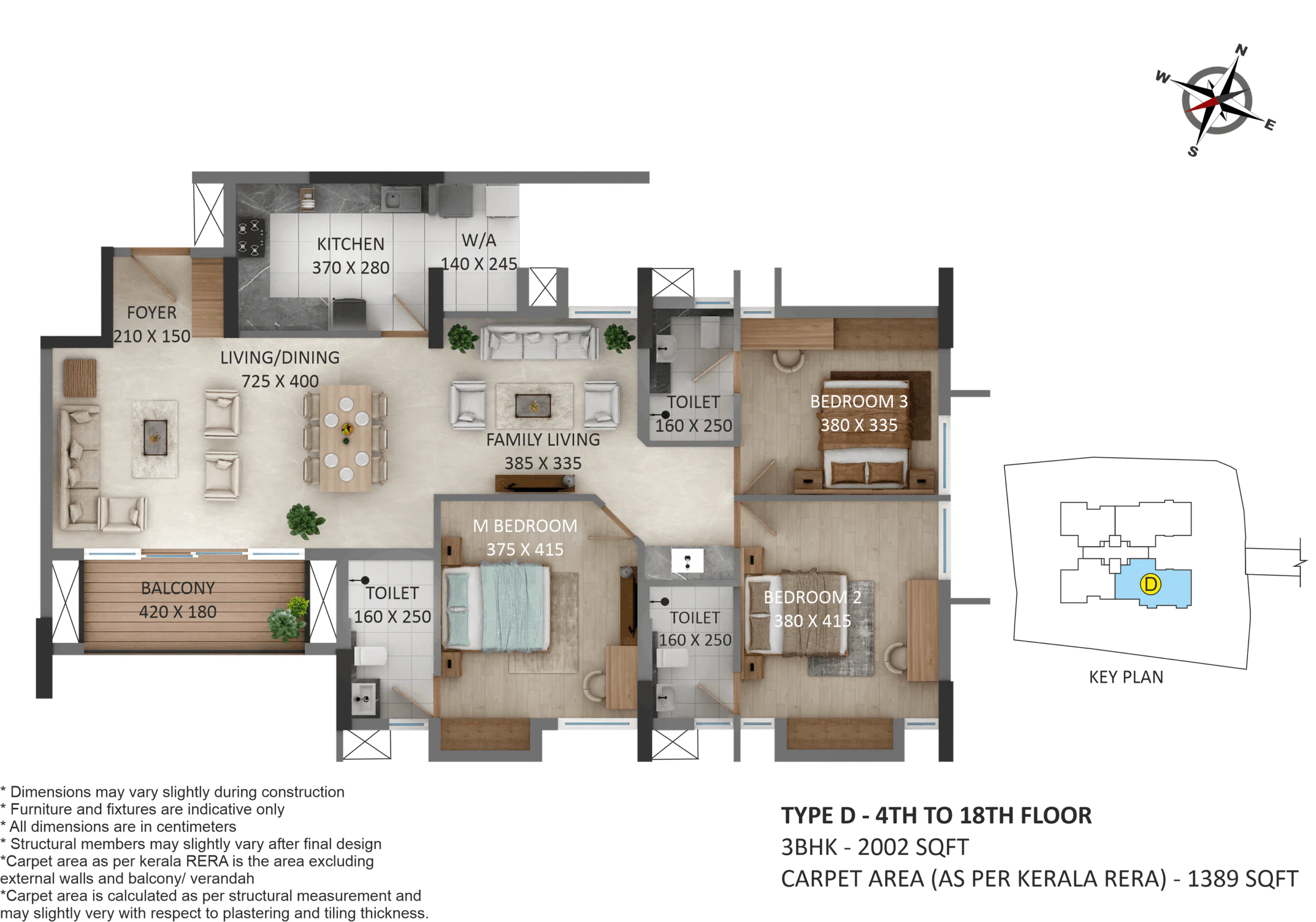 Asset - Around the tree | 2 & 3 BHK Apartments | Tripunithara - 10