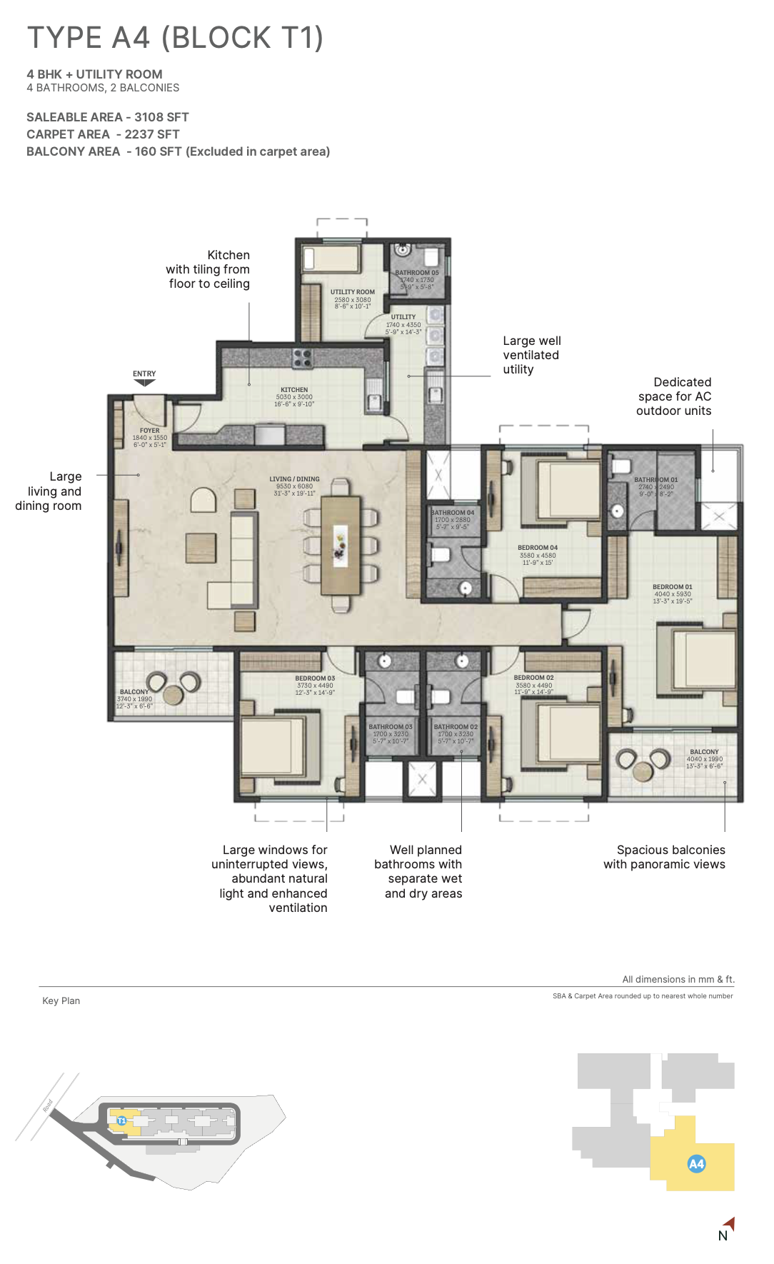 Sobha Atlantis | Silversand Island - Vytilla | 3 & 4 BHK Premium Apartments  - 17