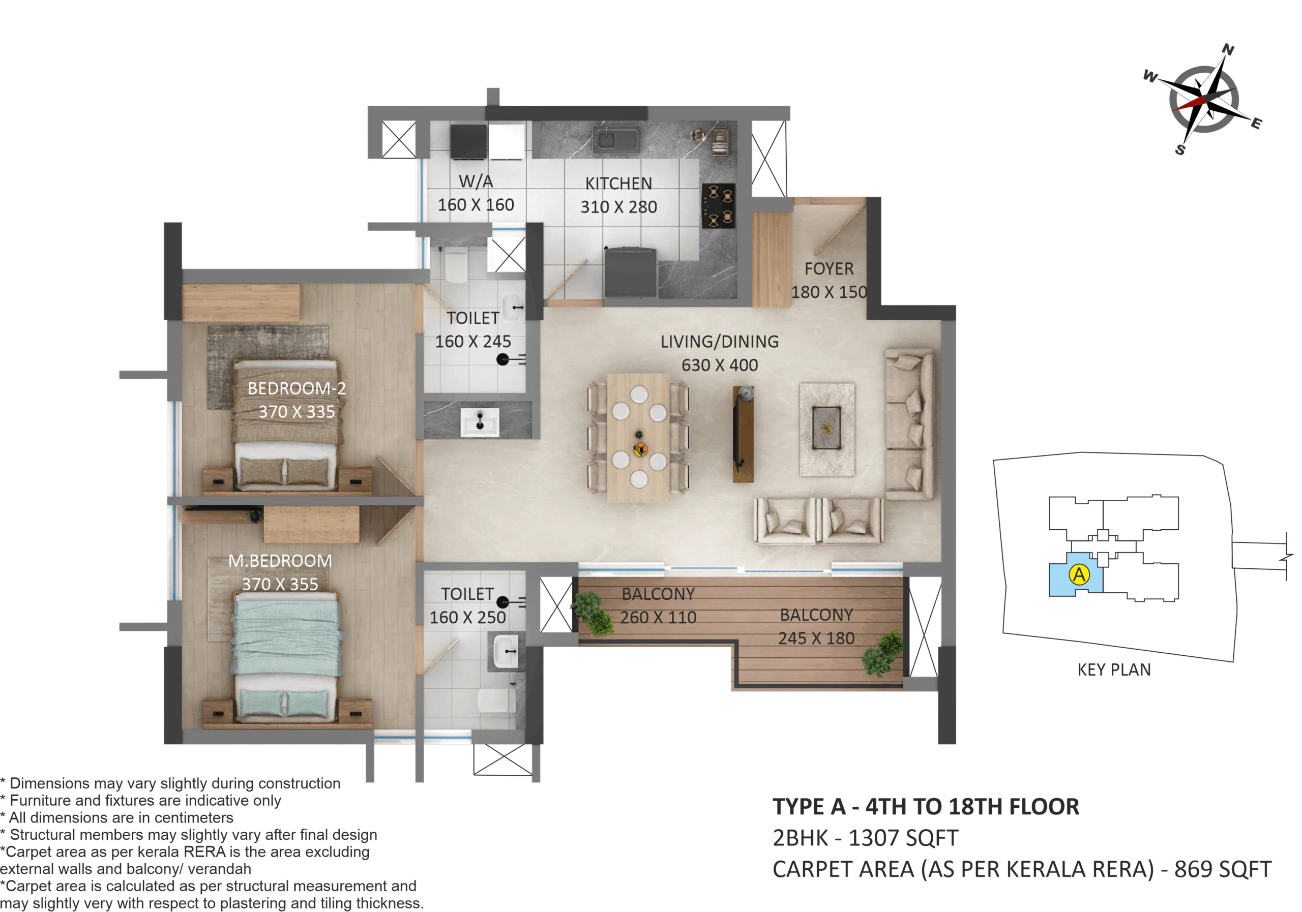 Asset - Around the tree | 2 & 3 BHK Apartments | Tripunithara - 17