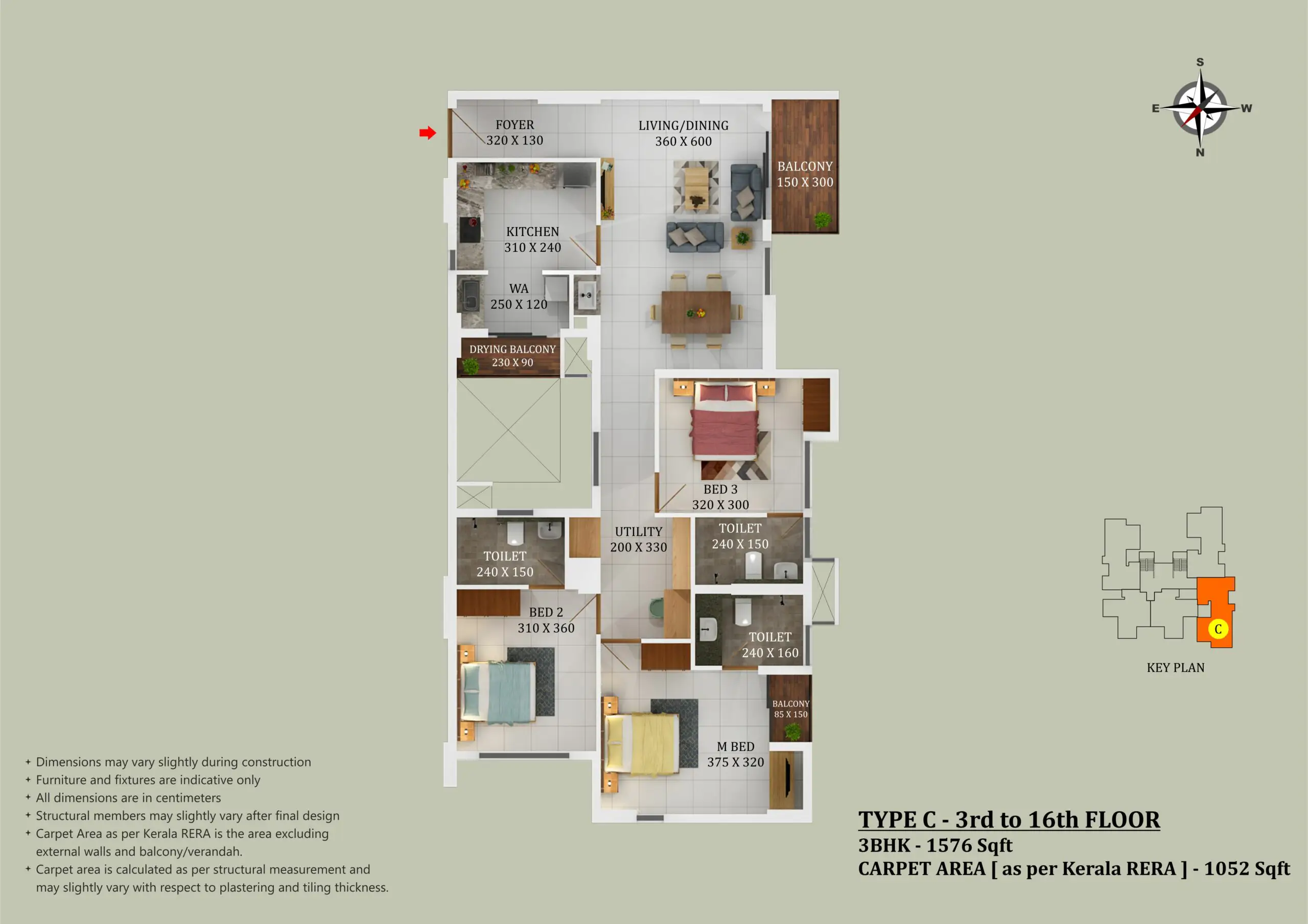Asset - Sreyas | 2 and 3 BHK Apartments in Cheranalloor - 14