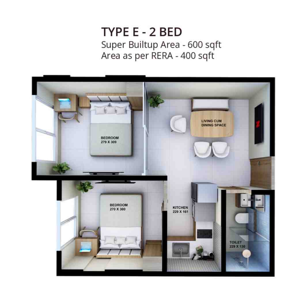 Casadel - Grand Victorian Town | 2 & 3 BHK Apartments - 6
