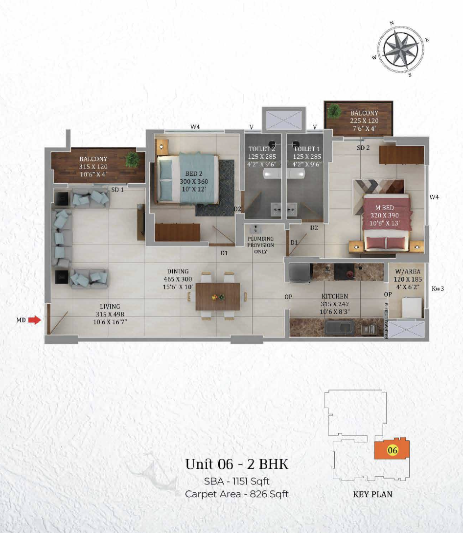 Confident Group - Heritage | Fort Kochi | 2 & 3 BHK Apartments - 3