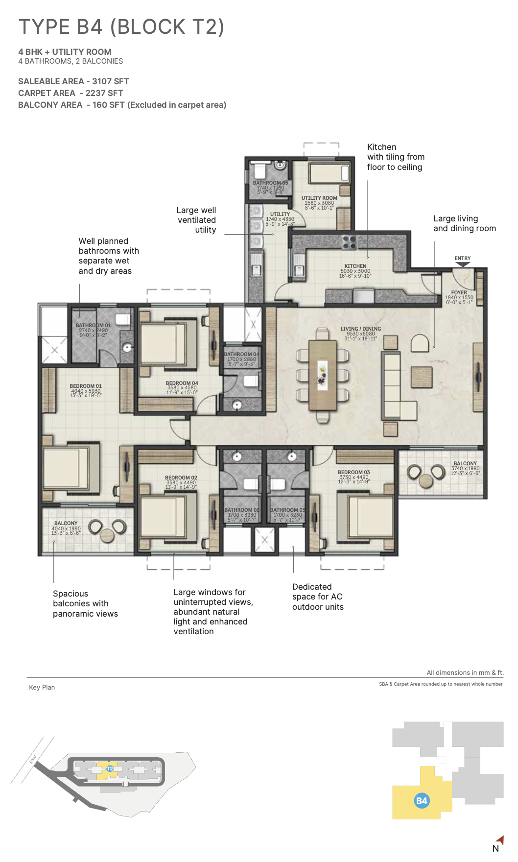 Sobha Atlantis | Silversand Island - Vytilla | 3 & 4 BHK Premium Apartments  - 11