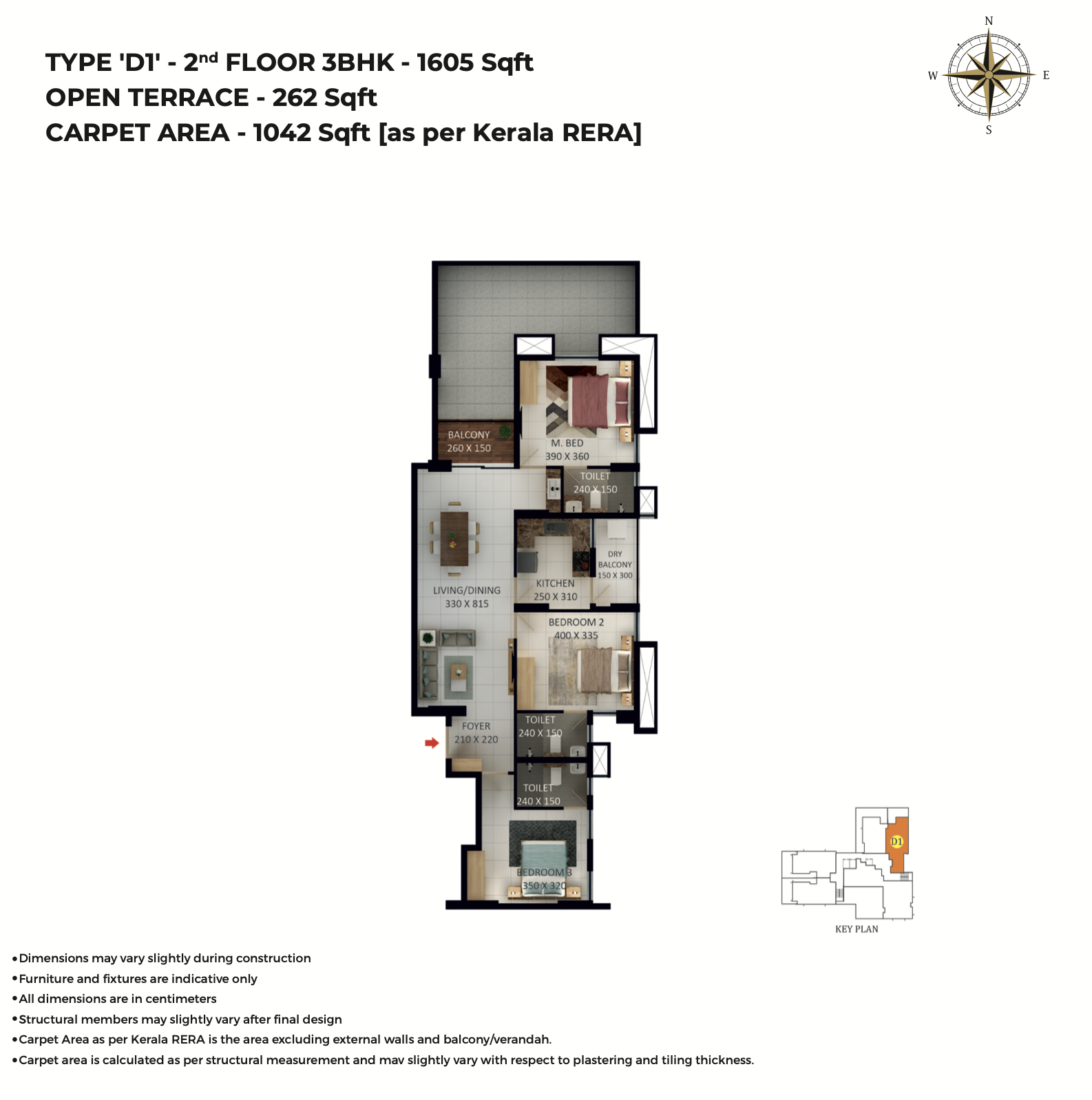 Asset Pavithram | 2 and 3 BHK Flats Apartments in Poonkunnam - 14
